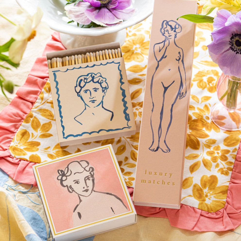 Divine Matches by Archivist Gallery x Wanderlust Paper Co. Square Matchbox by Archivist Gallery