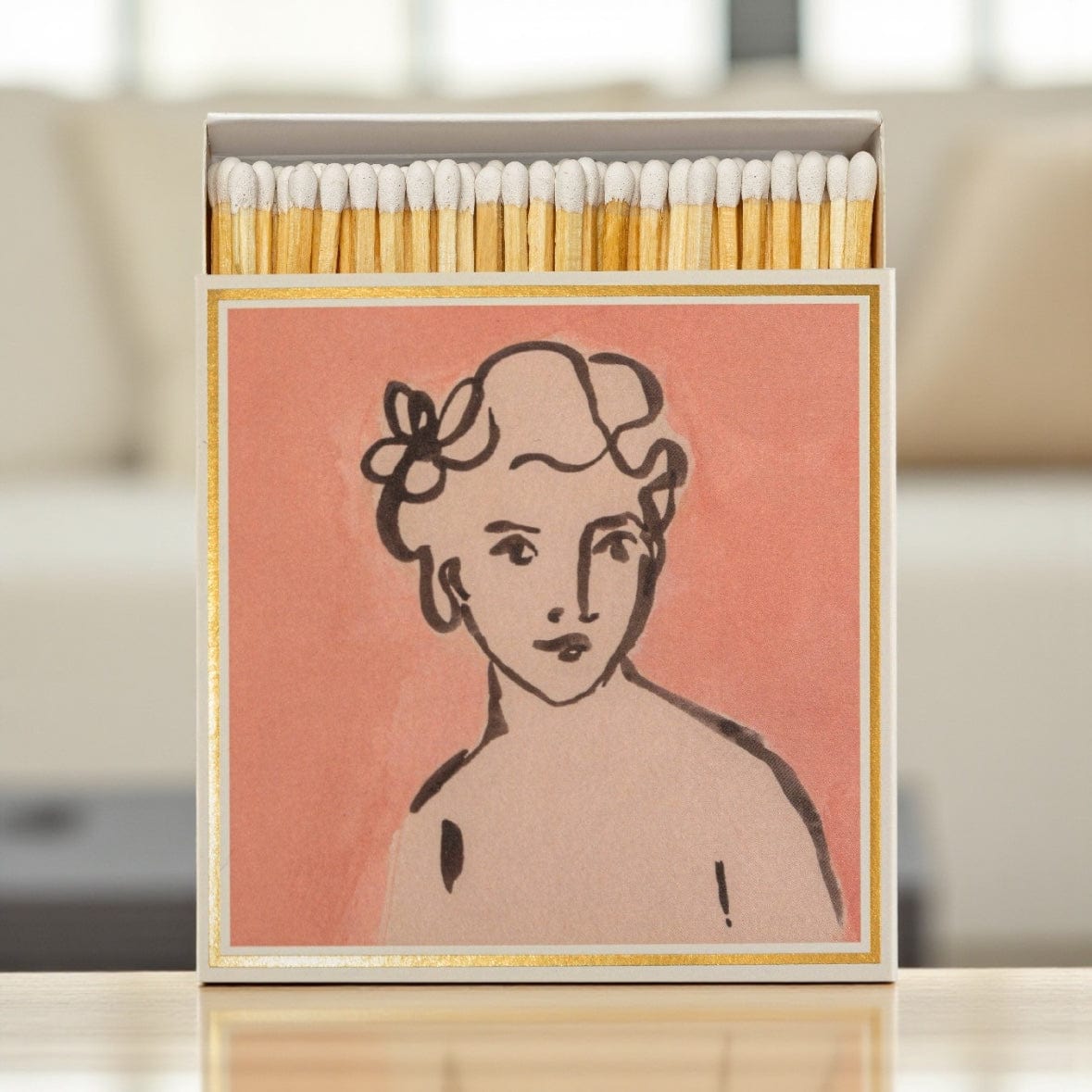 Divine Matches by Wanderlust Paper Co. Square Matchbox by Archivist Gallery