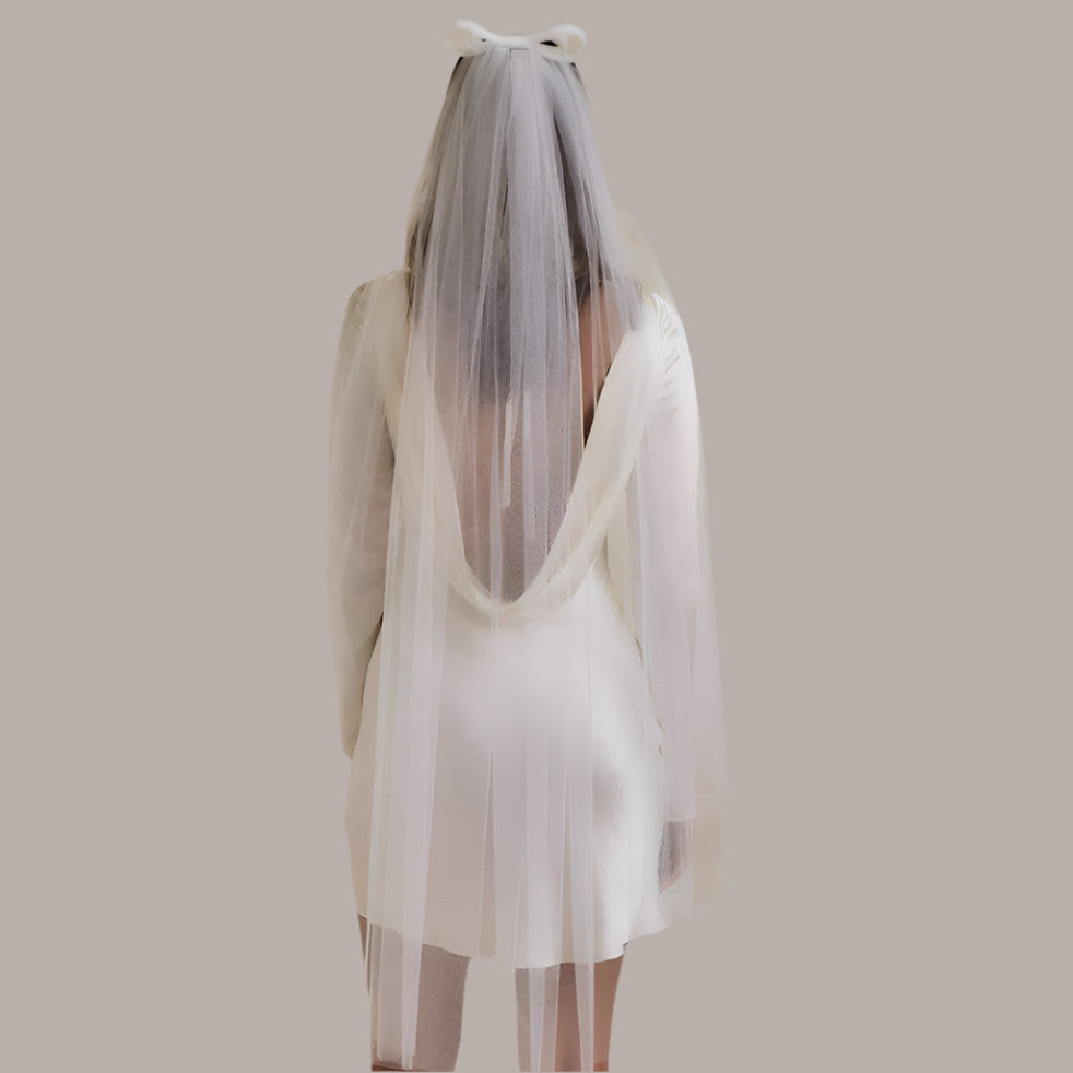 Eadie Bow Veil by Dove Grey Accessories