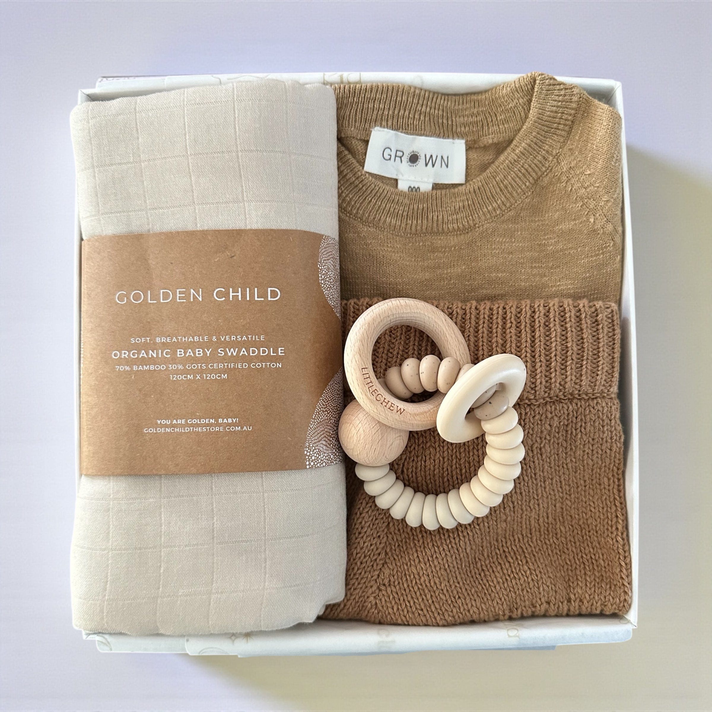 Earthside Newborn Baby Gift Box by Claya