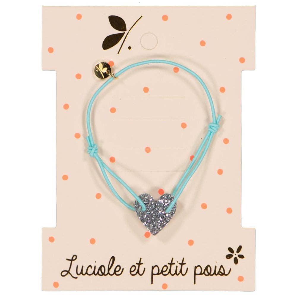 elastic cord bracelet - mint by Luciole et Petit Pois
