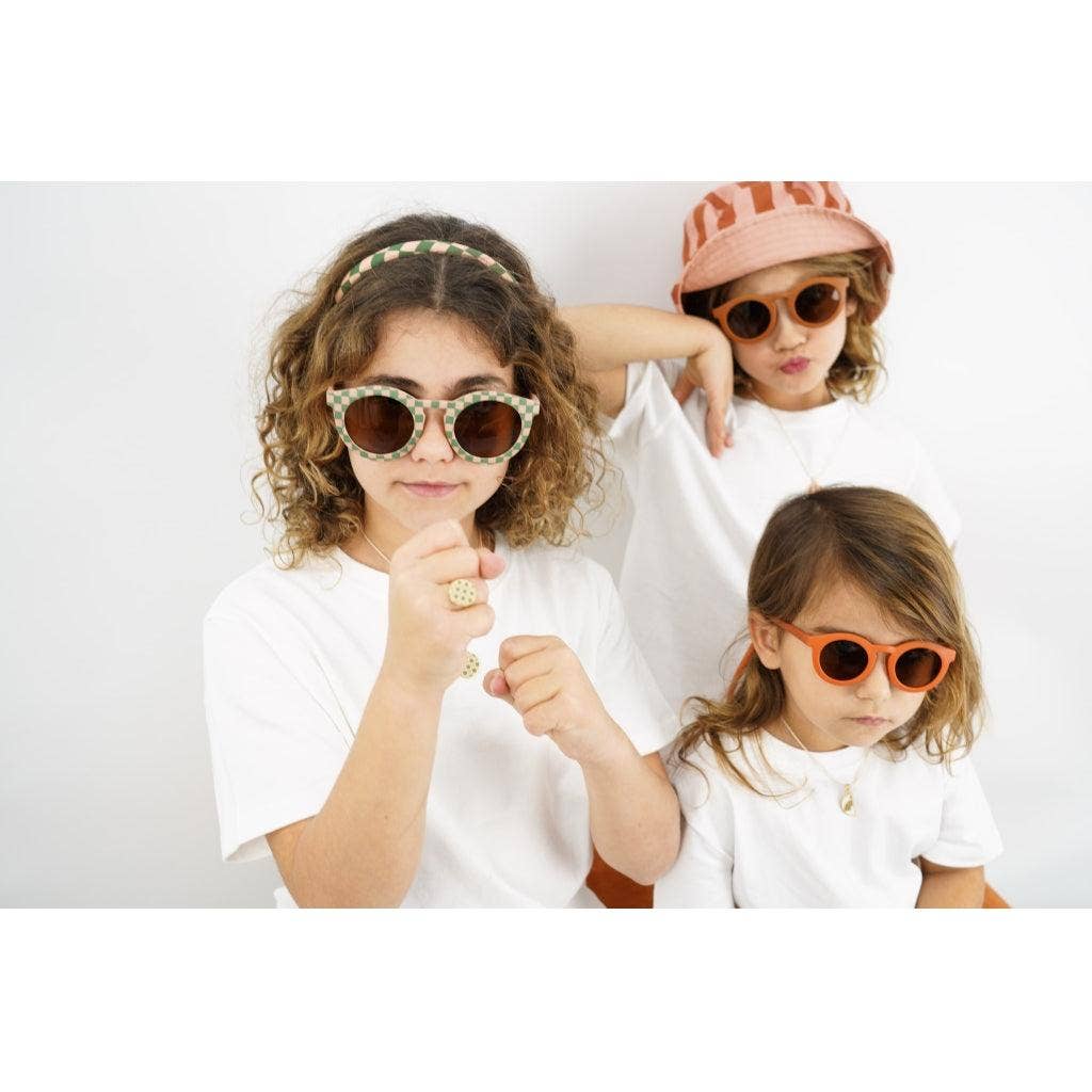 Enamel Rings-Kids set of 2 pairs - Moon+Sun: One-size by GRECH & CO.