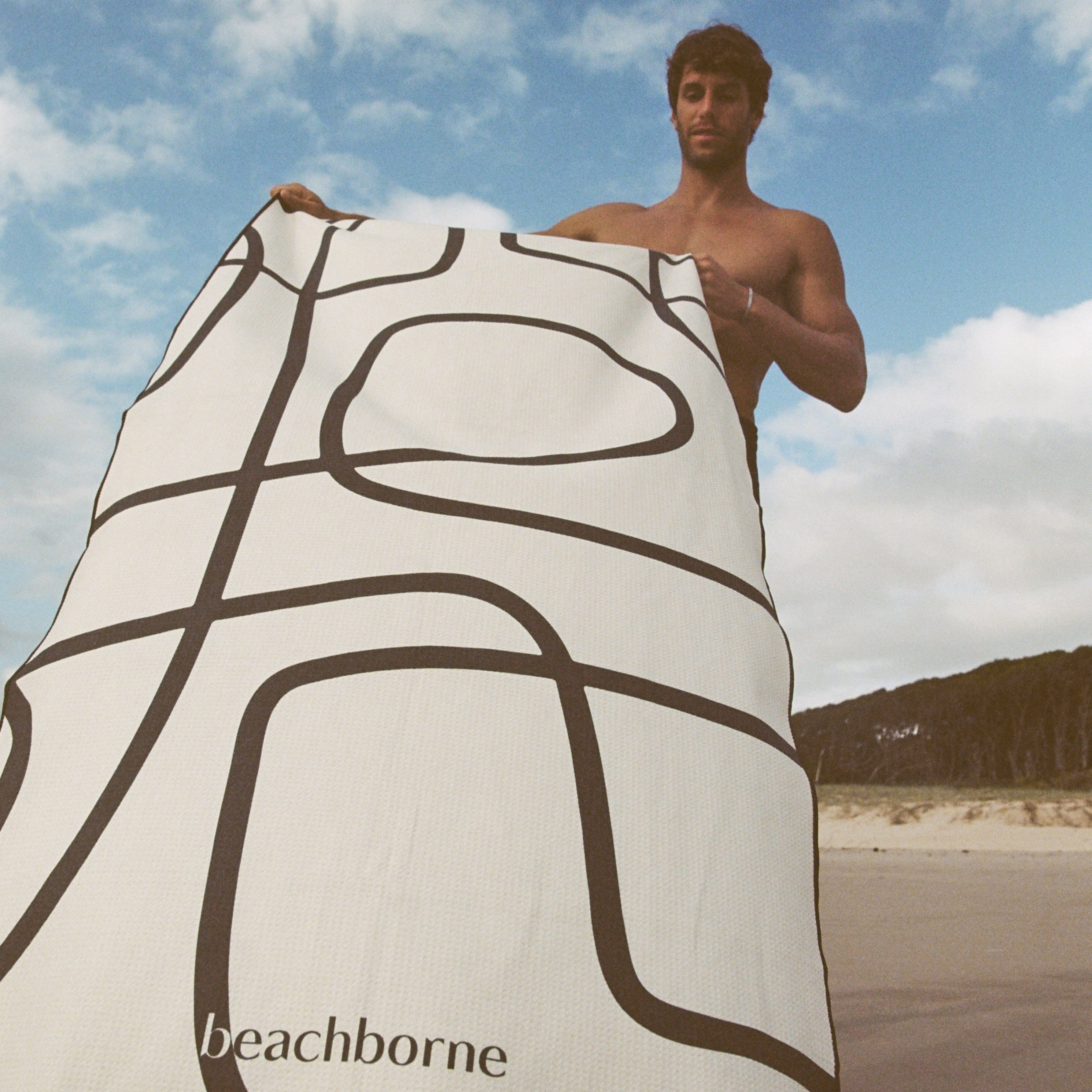 Endless Mono Sand Free Beach Towel by Beachbourne