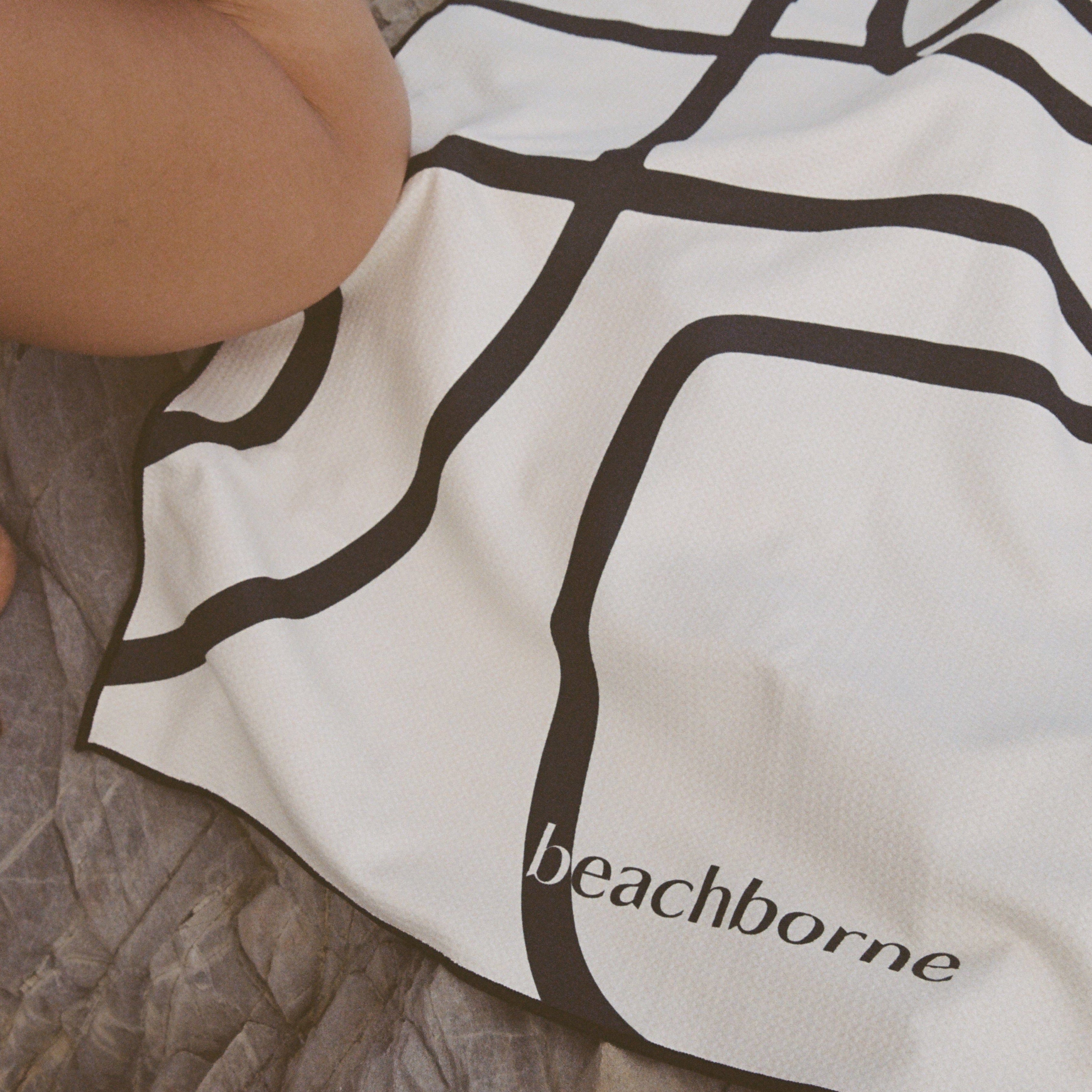 Endless Mono Sand Free Beach Towel by Beachbourne