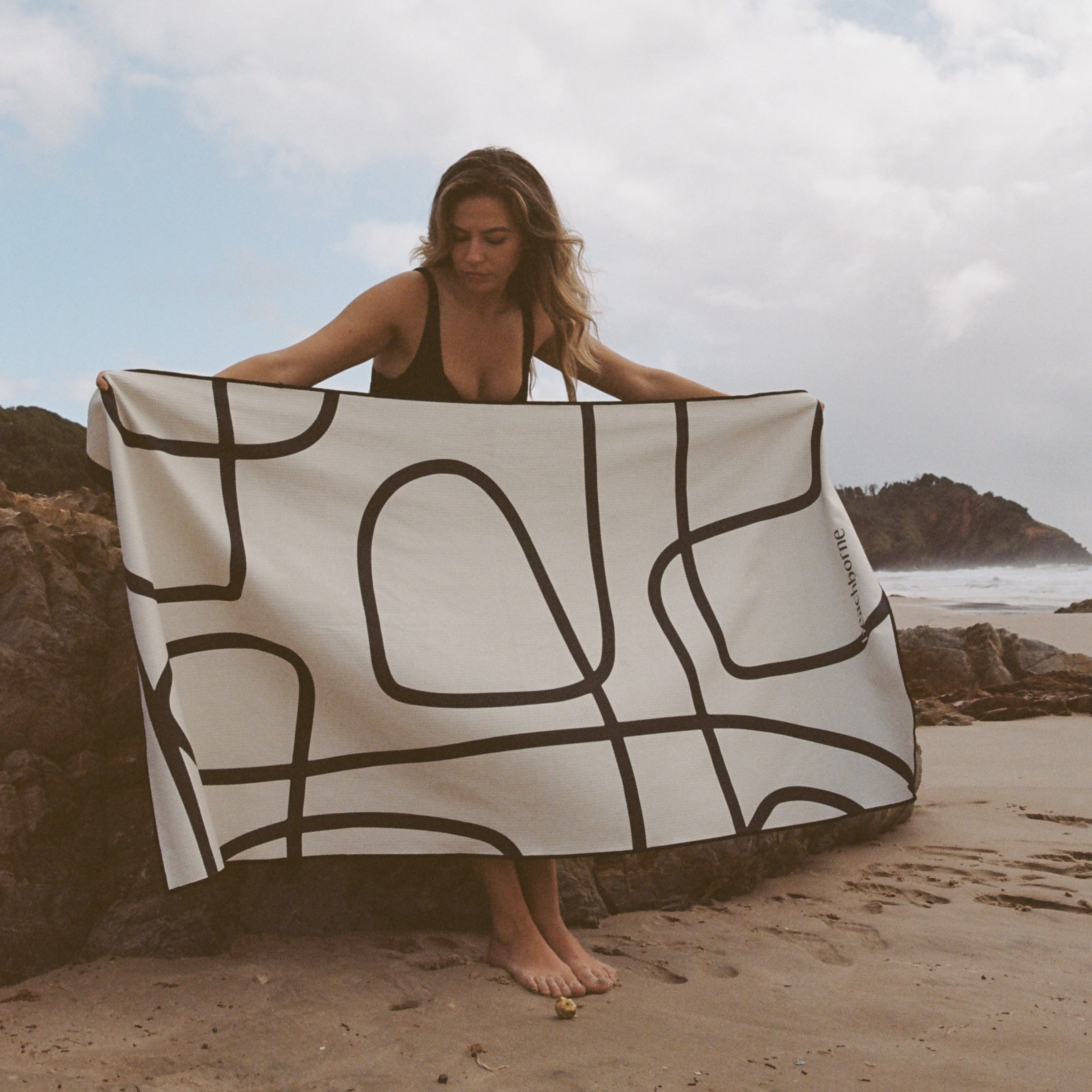 Endless Mono Sand Free Beach Towel by Beachbourne