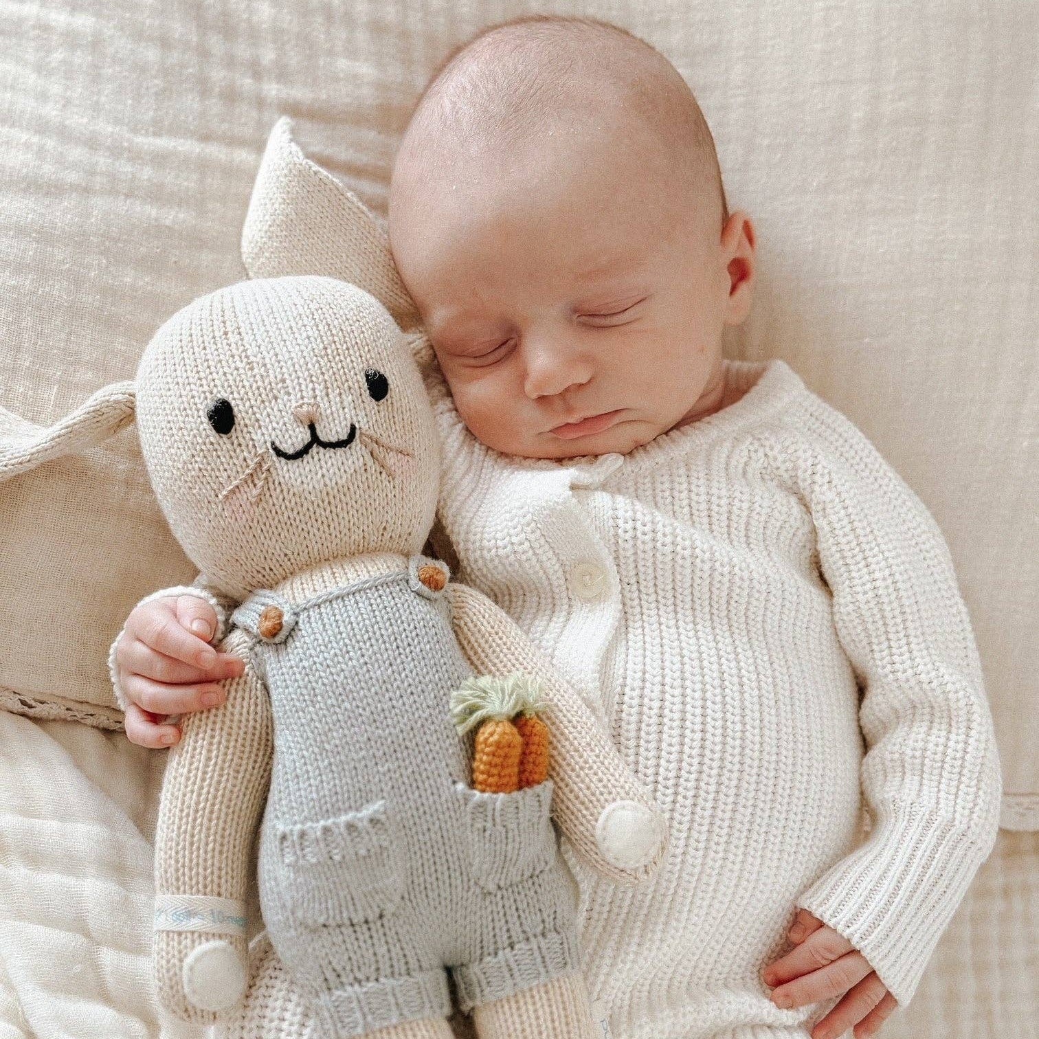 EVERYDAY RIBBED ROMPER | MILK NEWBORN by Petite + Co