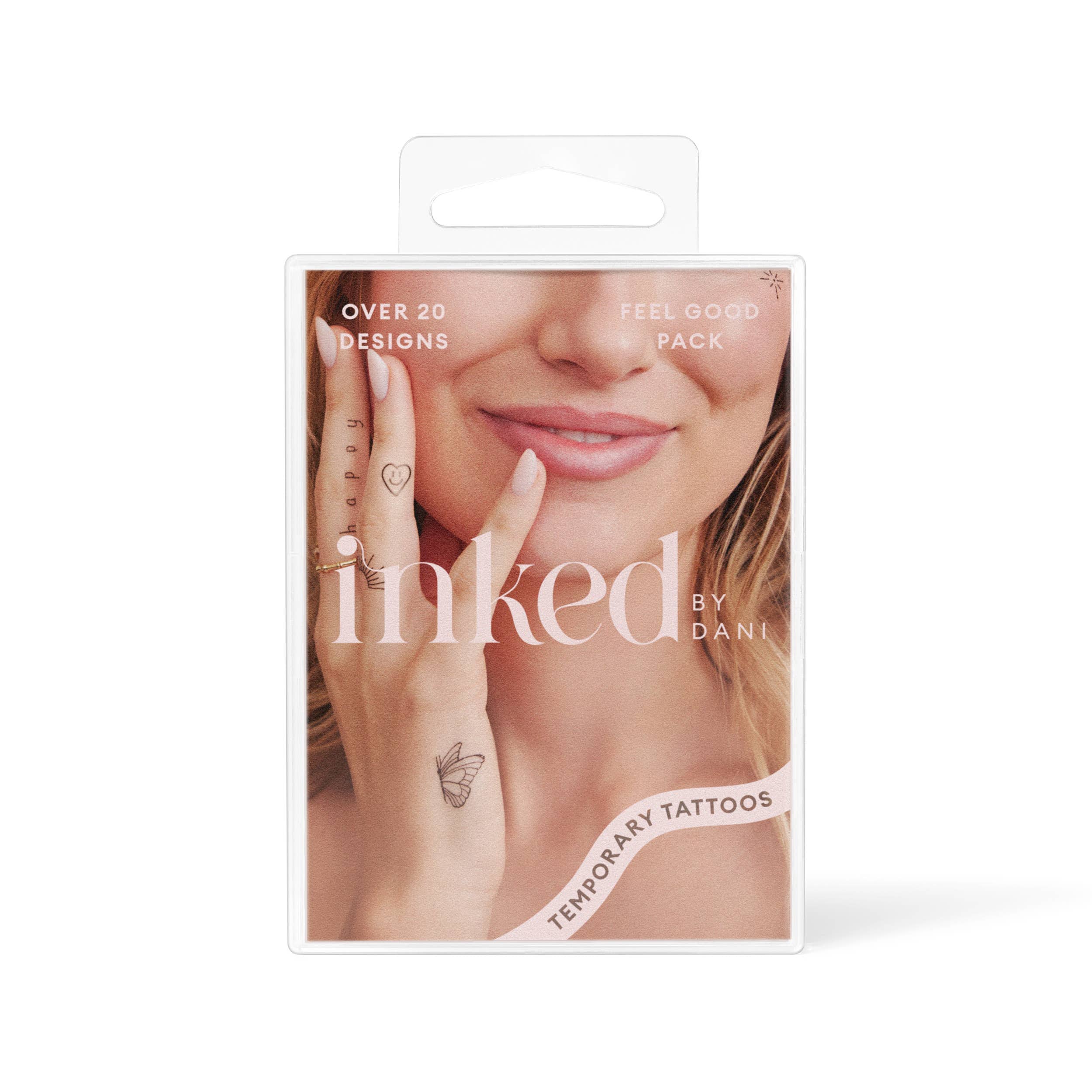 Feel Good Temporary Tattoo Pack by INKED by Dani