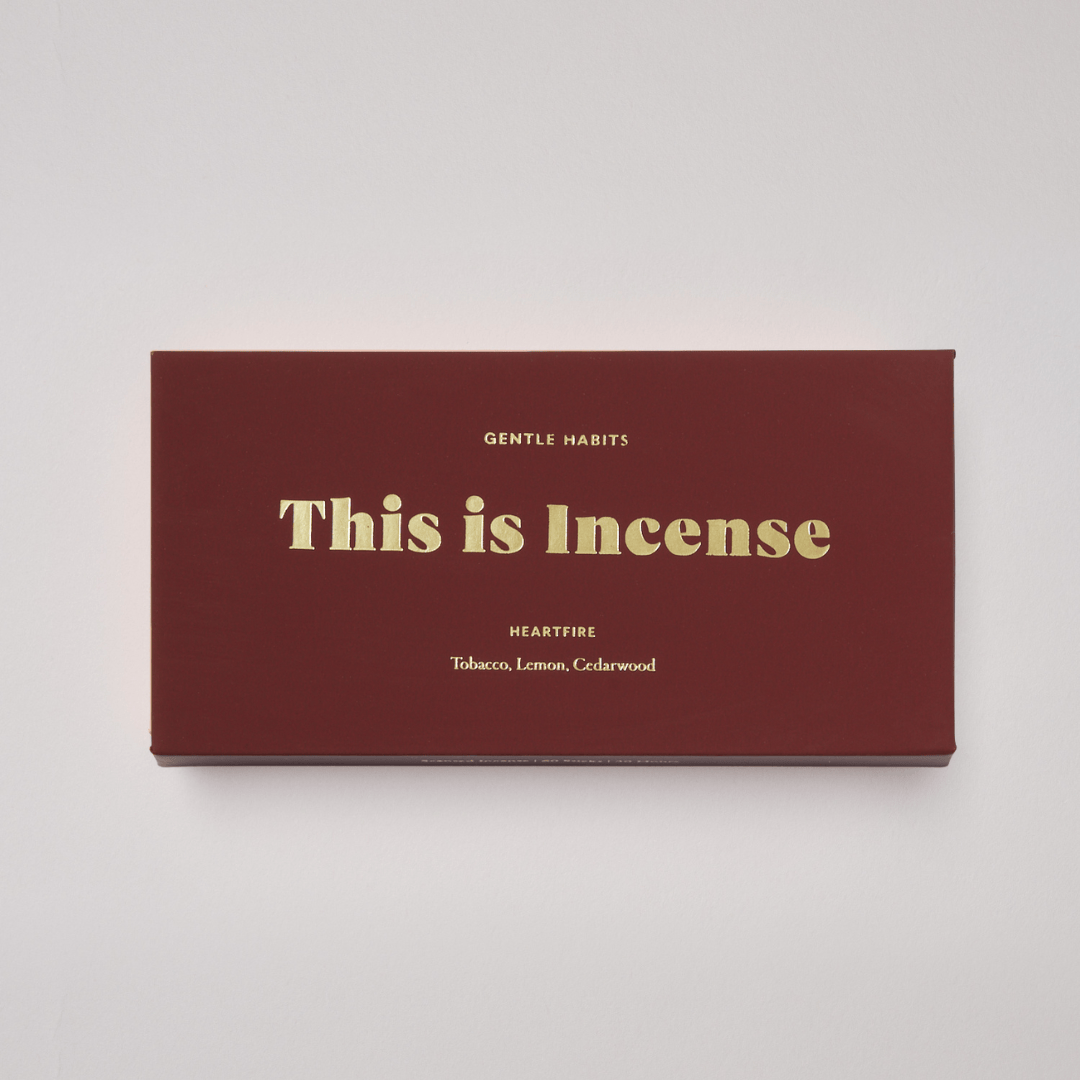 Gentle Habits This Is Incense HEARTFIRE by Gentle Habits