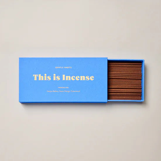 Gentle Habits This Is Incense - IMMERSION by Gentle Habits