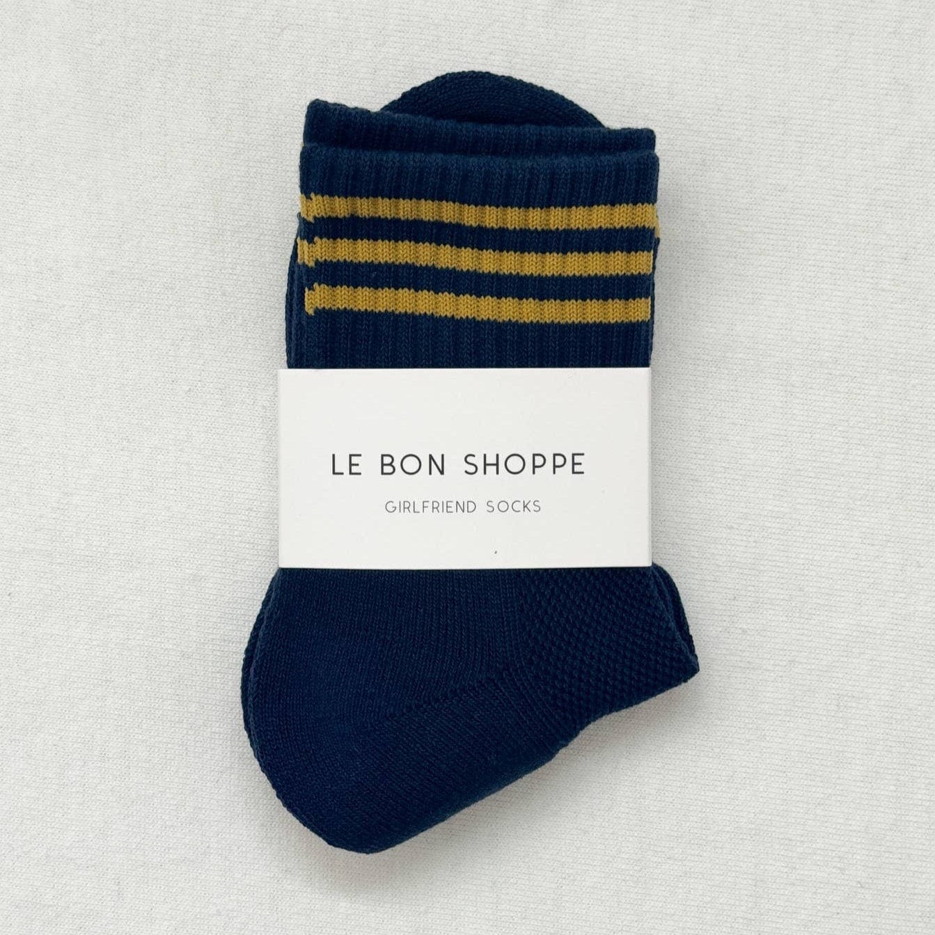 Girlfriend Socks for Her in 12Colours Navy by Le Bon Shoppe