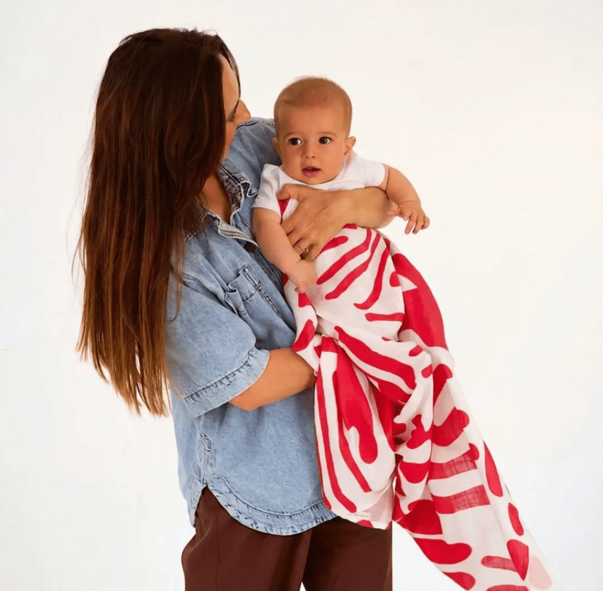 Golden Child Holiday Patterned Baby Swaddle by Golden Child