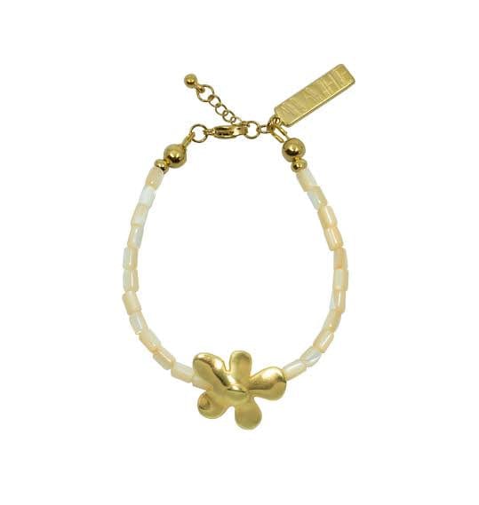 Good Juju Bracelet in Purple or Peach by Mathe Jewellery