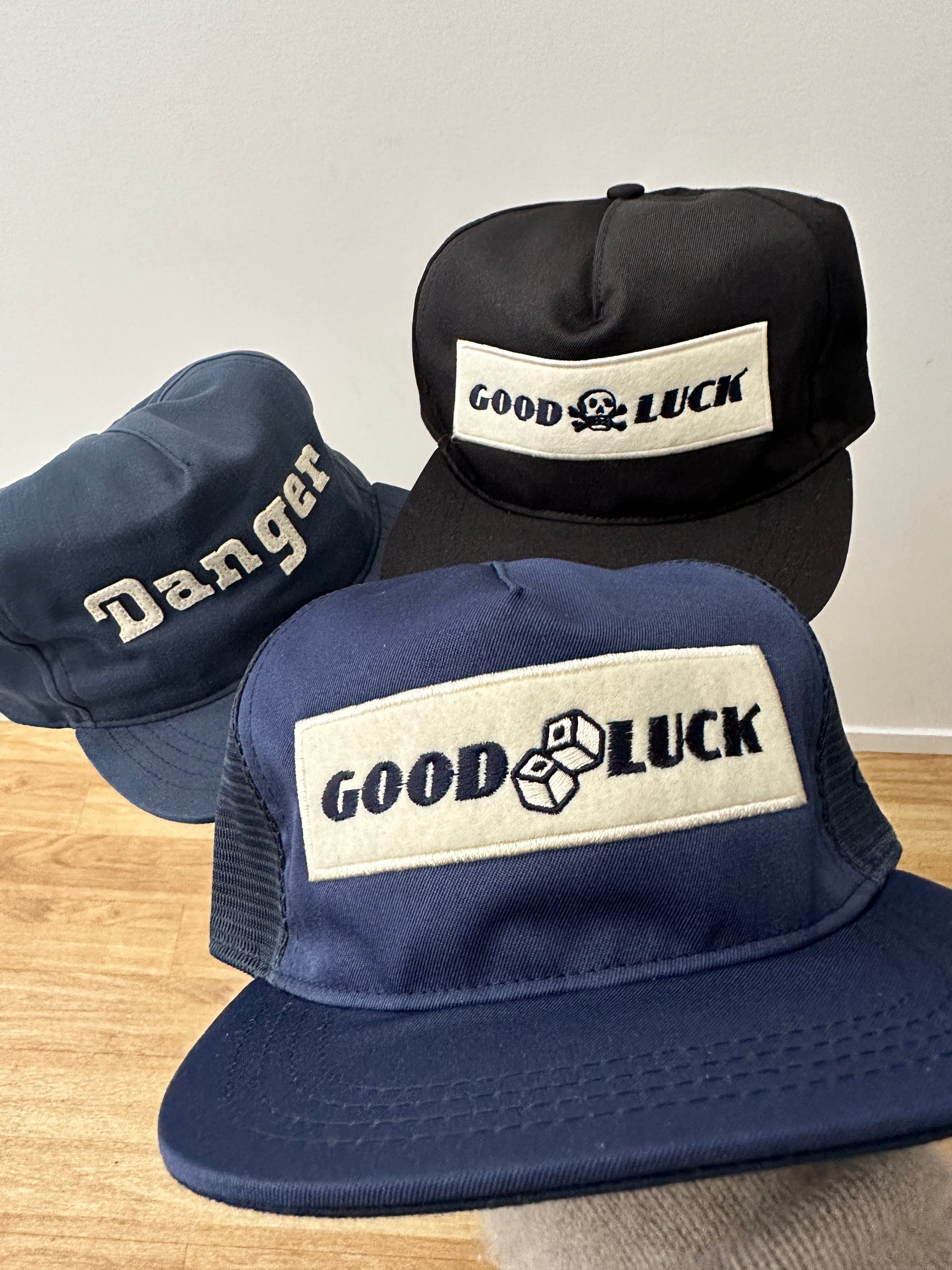GOOD LUCK Snapback - Black by The Ampal Creative