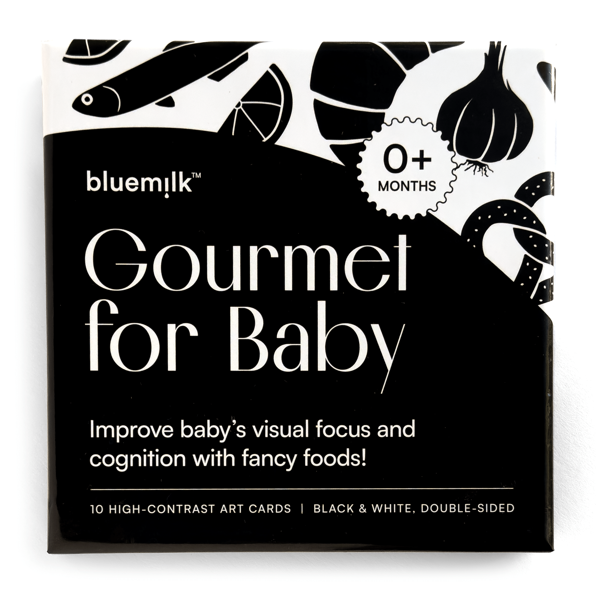 Gourmet for Baby High Contrast Art Cards by Chunky Deli