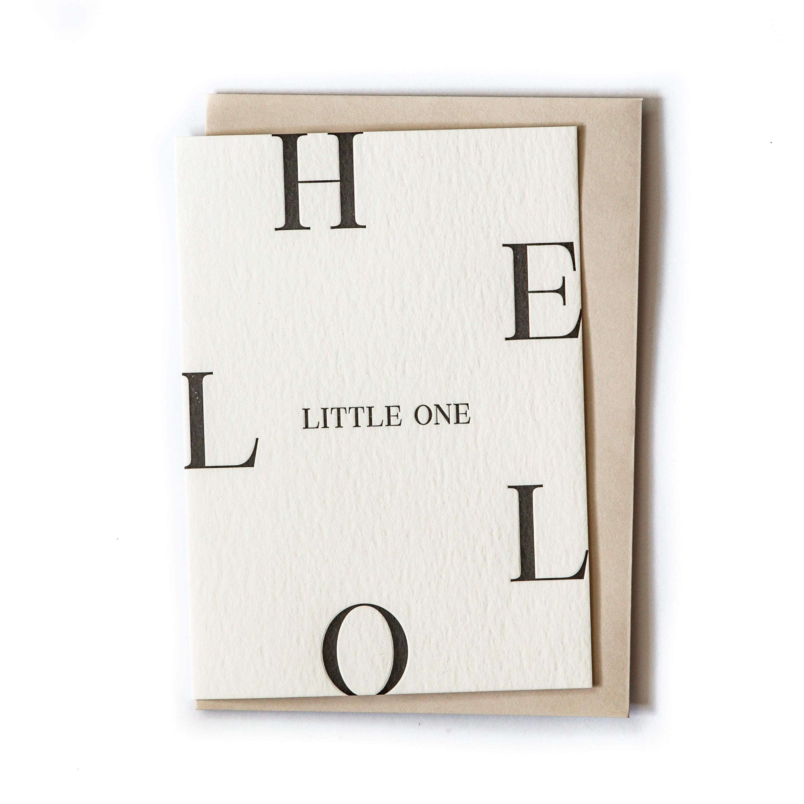 greeting cards Hello little one by Clare Bernadette