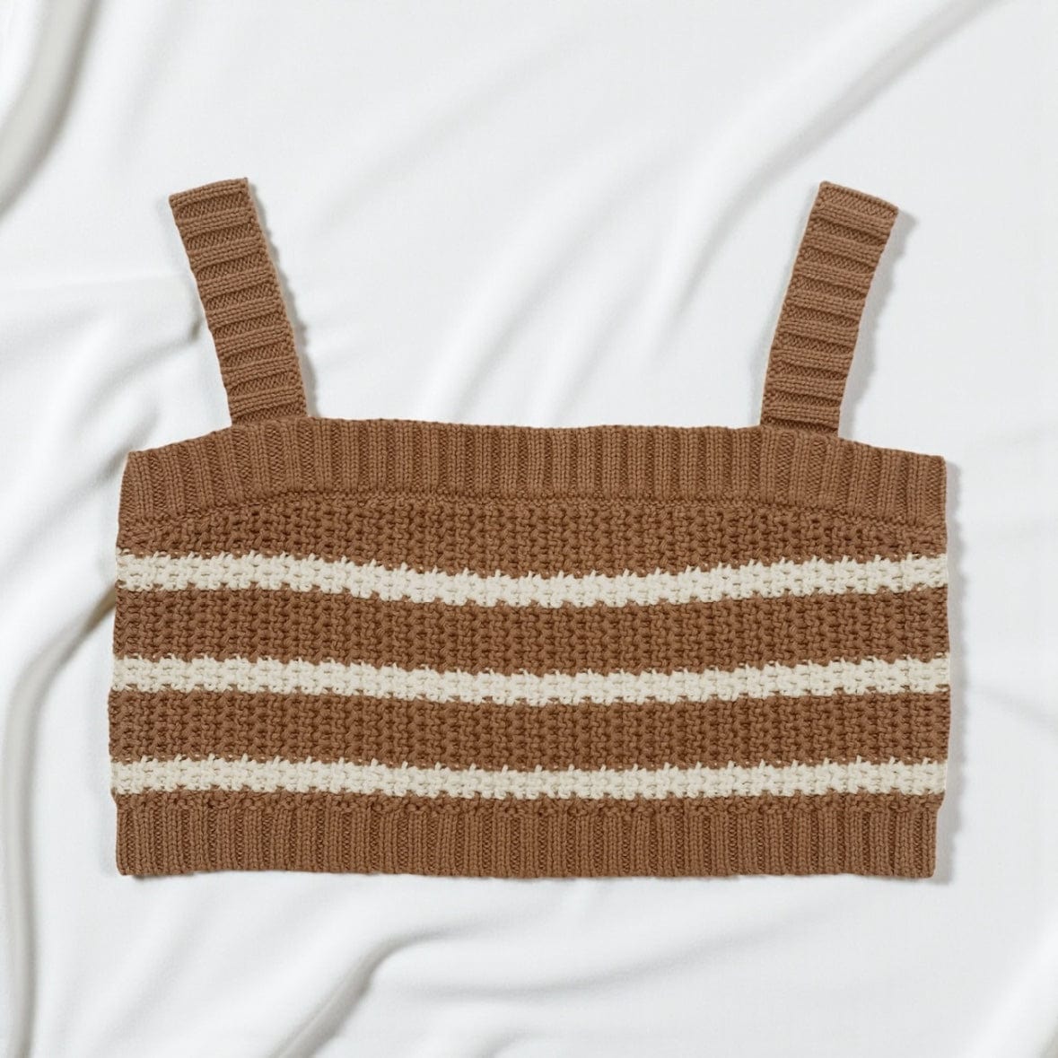 Grown Clothing Knitted Baby Top in Cedar 000 by Grown Clothing