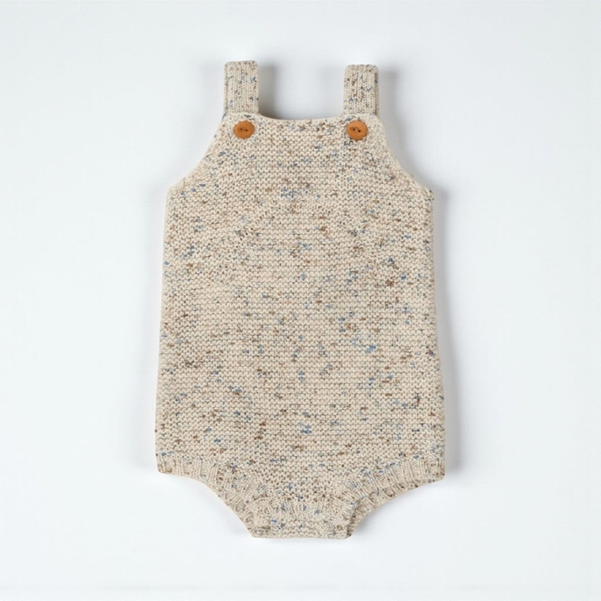 Grown Clothing Organic Funfetti Romper in Sea 0-3 Mths by Grown Clothing