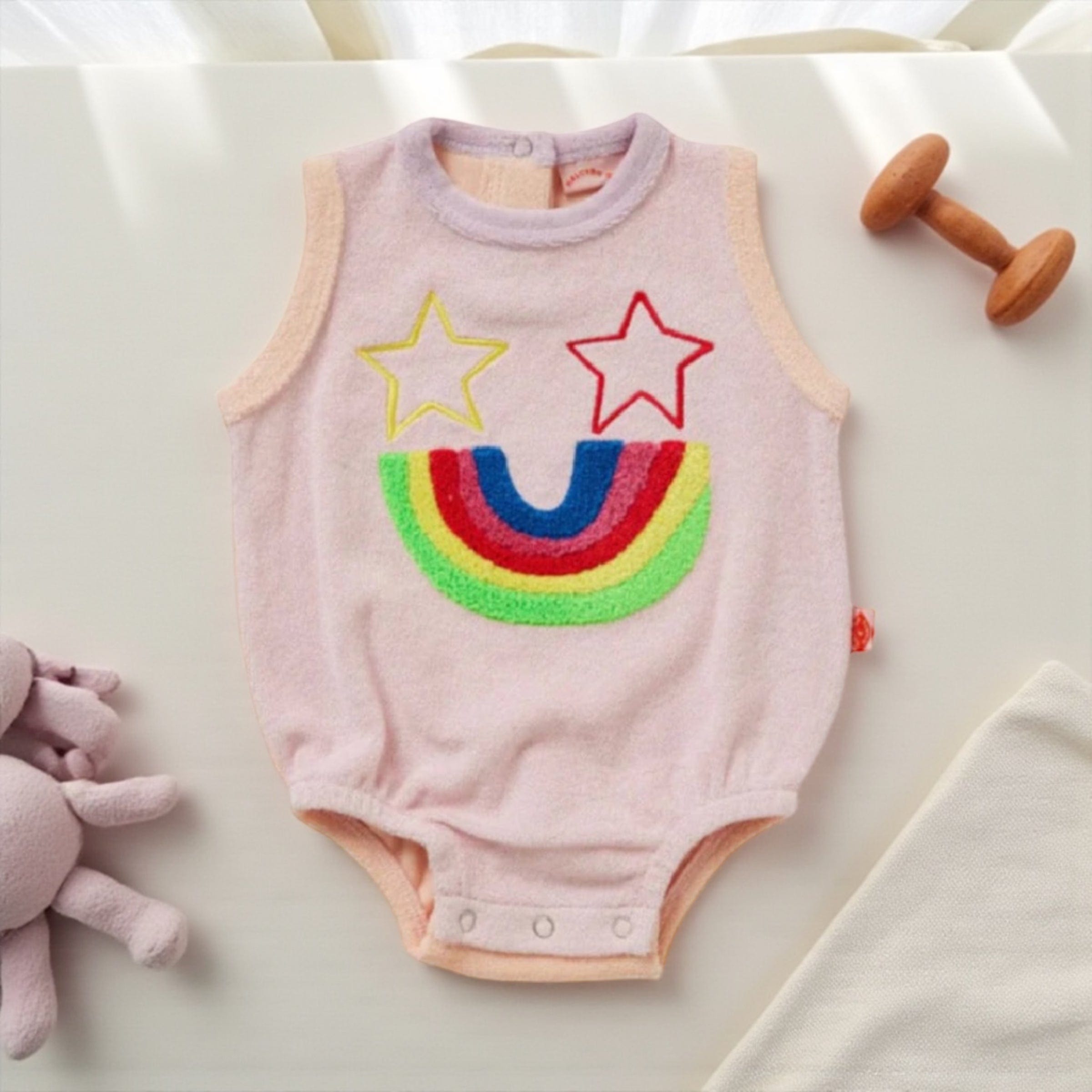 Halcyon Nights Magic Moments Baby Terry Singlet Suit by Halcyon Nights