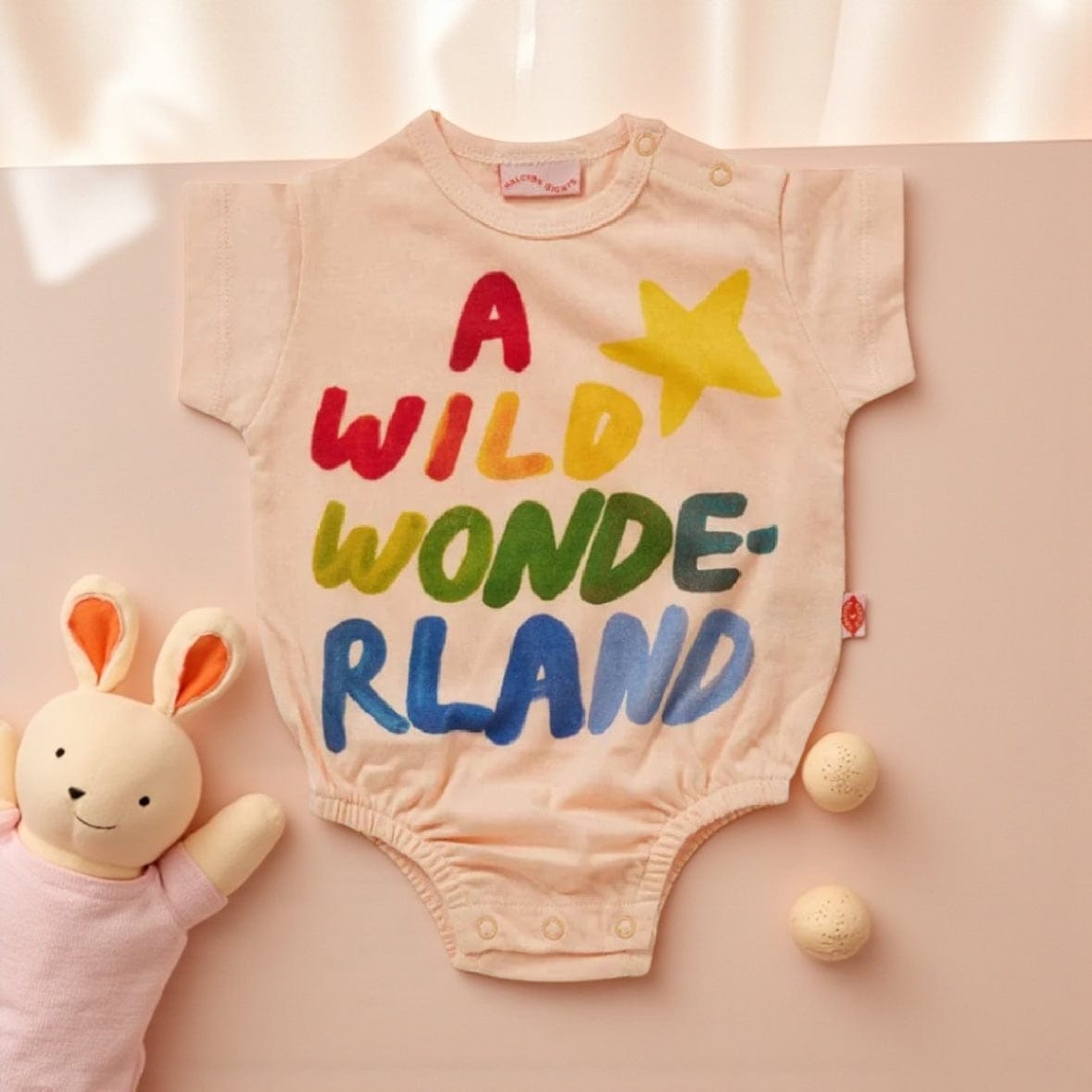 Halcyon Nights Wild Wonderland Short Sleeve Baby Bodysuit 0-3m by Halcyon Nights
