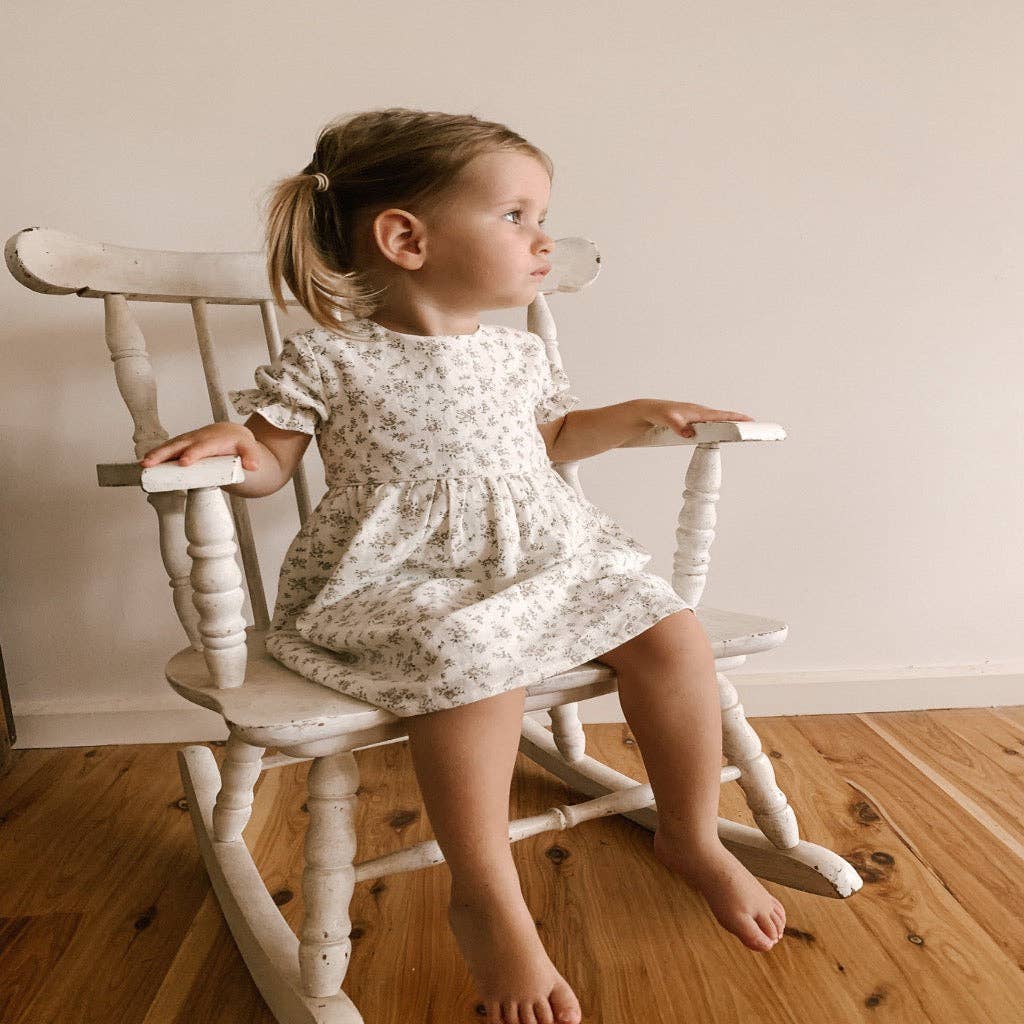 Harper Dress in Darling Buds Floral: 1 year by blue daisy