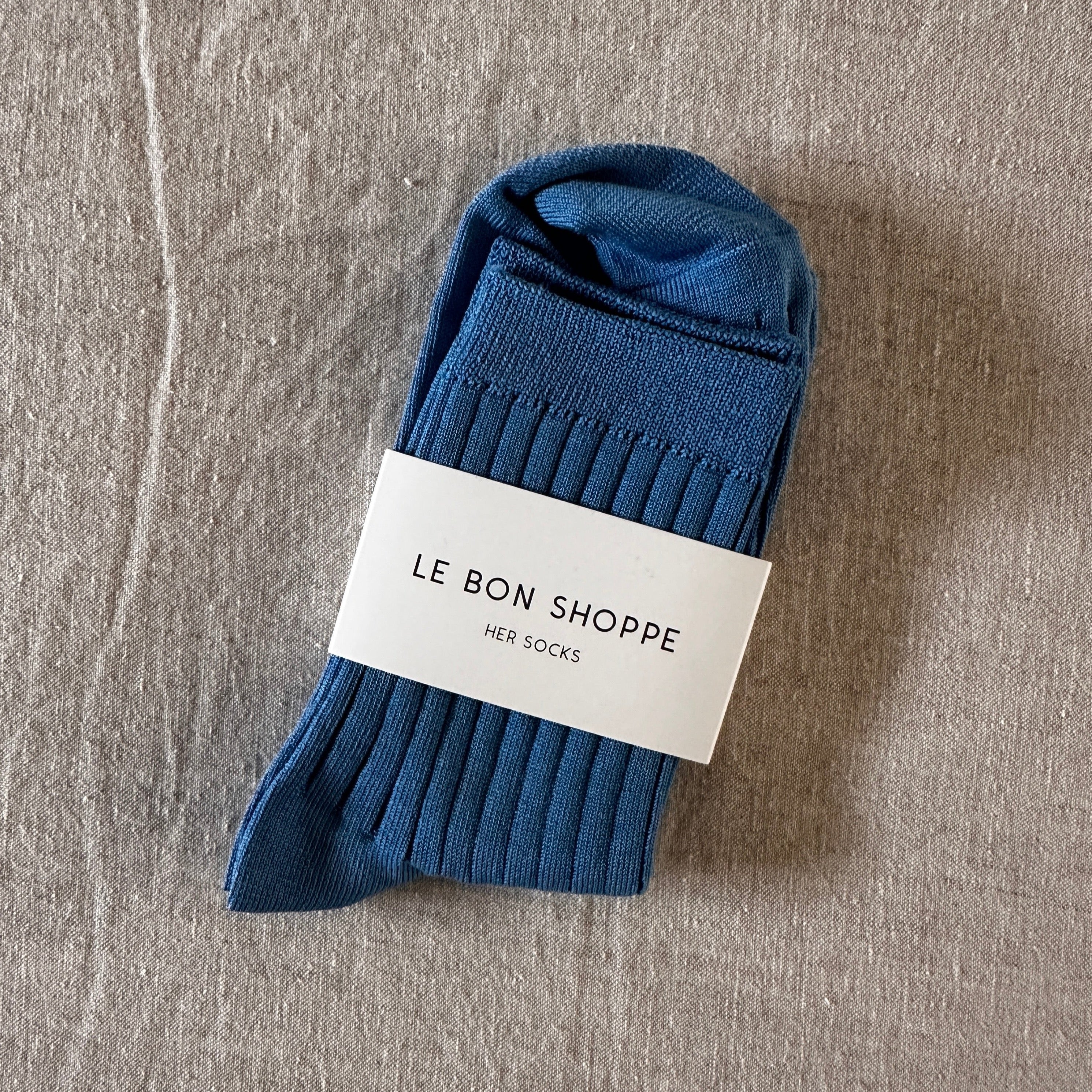 HER Socks in 11 Cotton Rib + 7 Glitter Colours by Le Bon Shoppe
