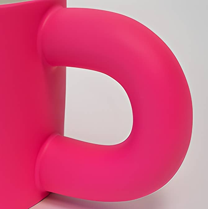Hot Pink Ceramic Mug "Rose" by TUTU Home - Tableware & Decor