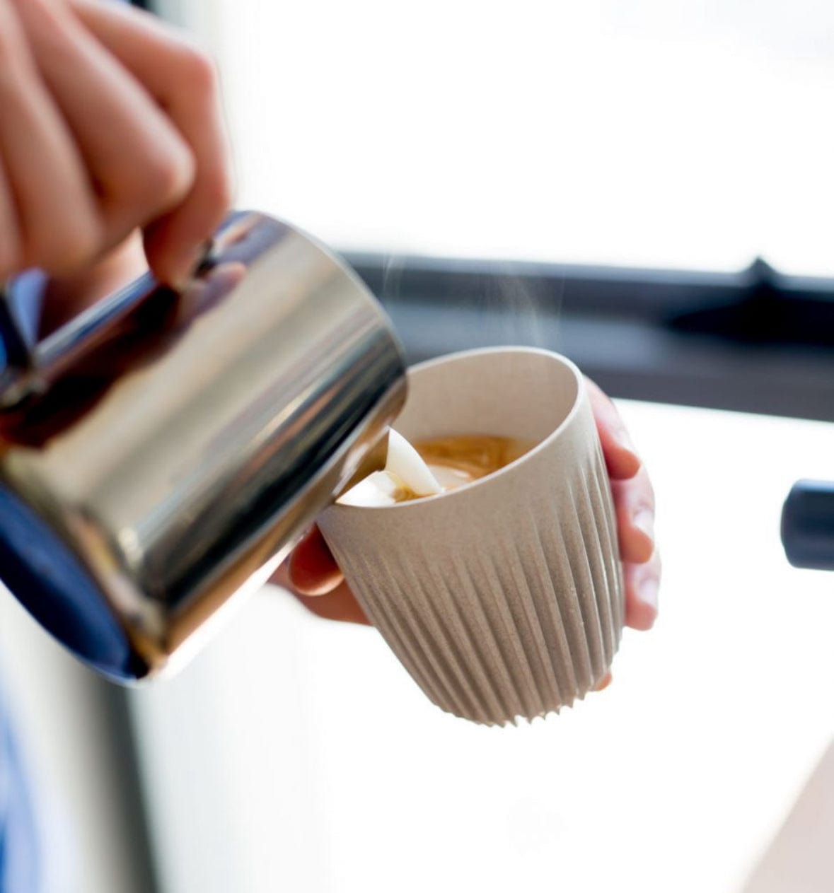 Huskee 8oz Keep Coffee Cup - Beige by Huskee