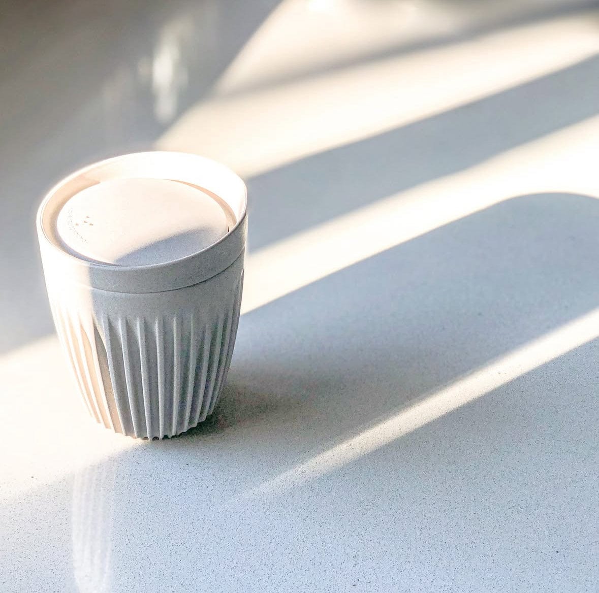 Huskee 8oz Keep Coffee Cup - Beige by Huskee