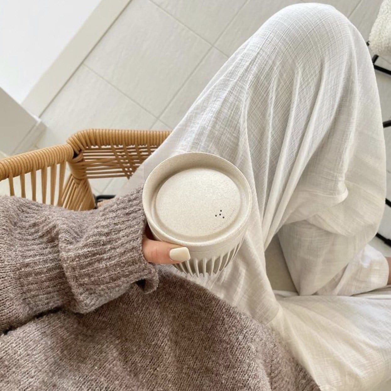 huskee keep cup beige. by huskee