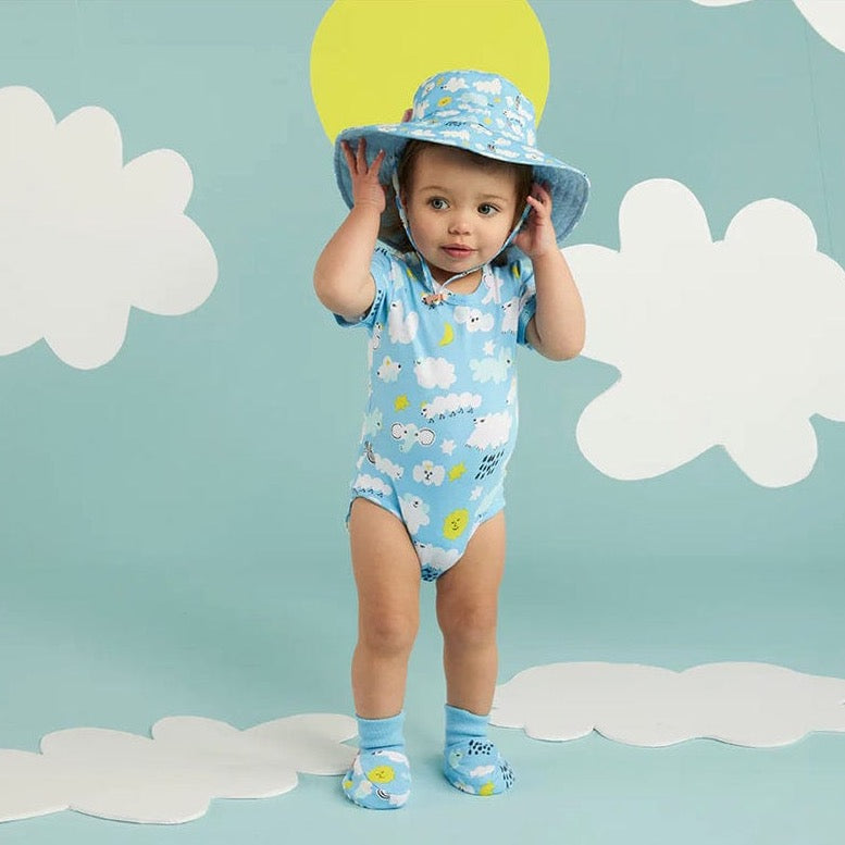I Spy In The Sky Short Sleeve Bodysuit by Halcyon Nights