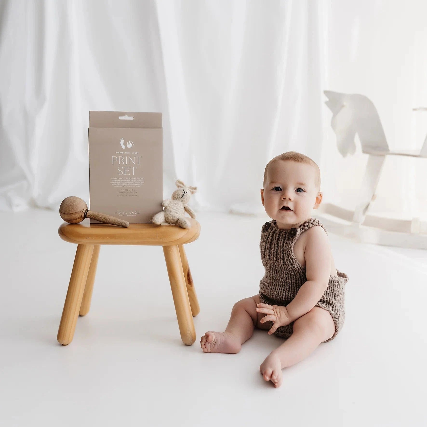 Ink-Free Baby Hand and Footprint Set by Truly Amor