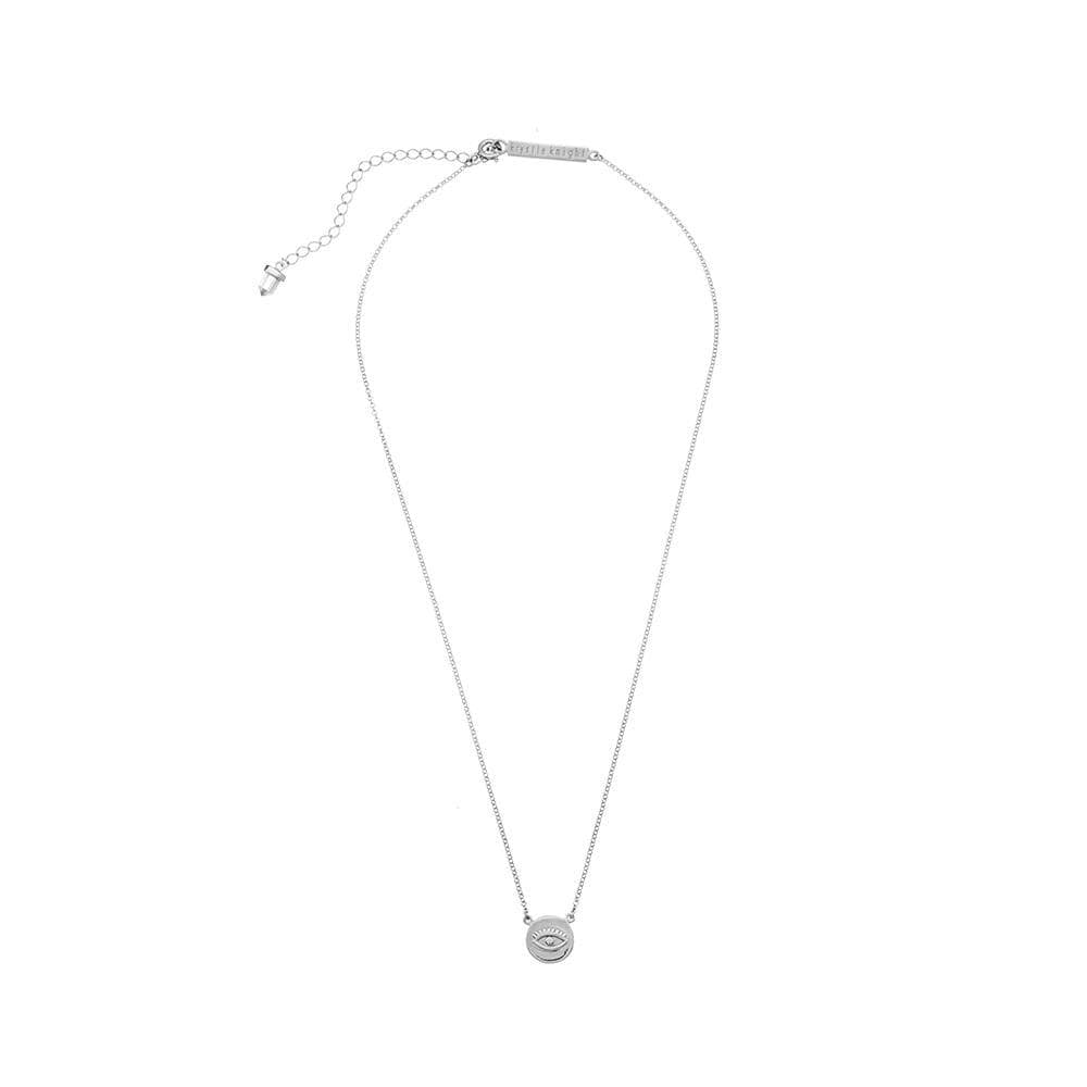 inner wisdom evil eye necklace. 925 Sterling Silver by Krystle Knight