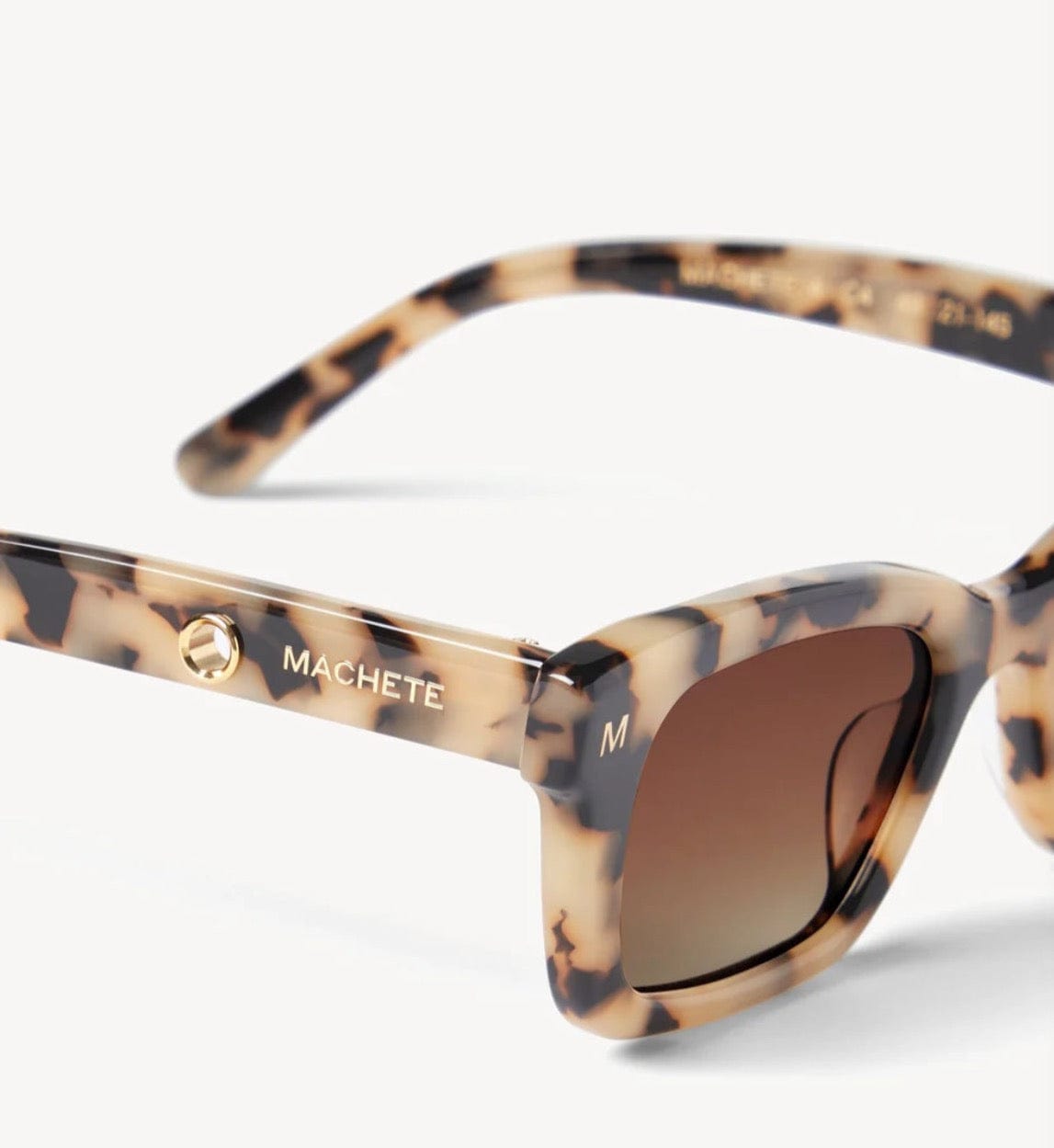 Italian Acetate Sunglasses Ruby In Blonde Tortoise by Machete