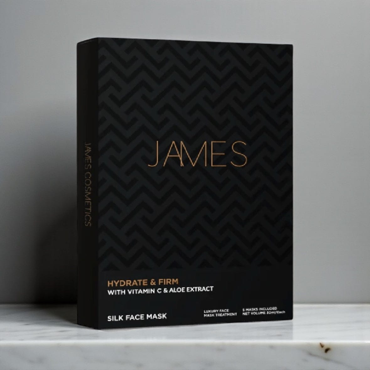 James Cosmetics Hydrate and Firm Silk Face Mask - Box of 5 by James Cosmetics