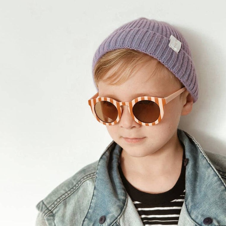 Kids Sustainable Sunglasses: Cream by Lion + Lamb the Label