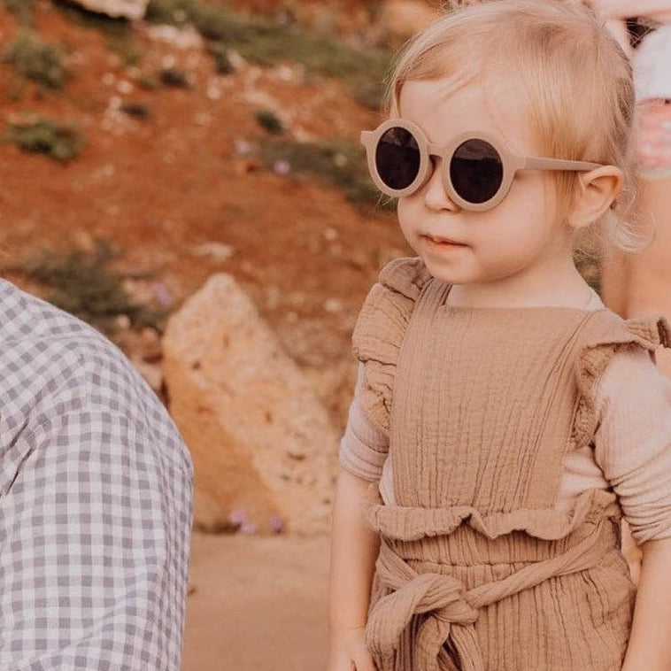Kids Sustainable Sunglasses: Cream by Lion + Lamb the Label