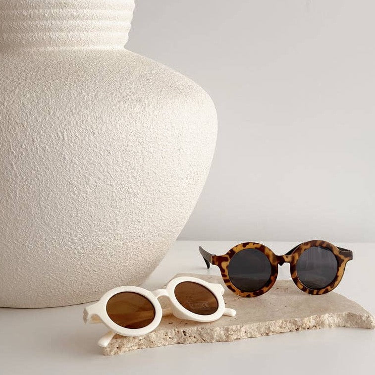 Kids Sustainable Sunglasses: Cream by Lion + Lamb the Label