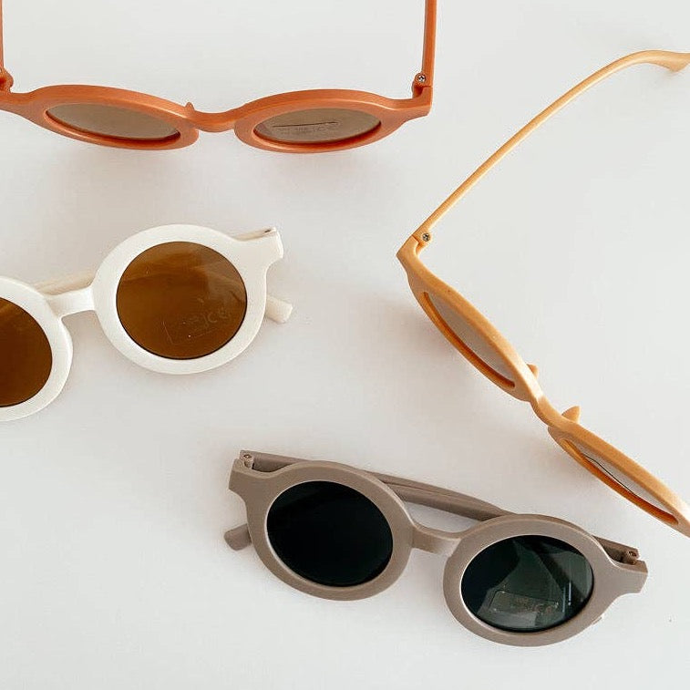 Kids Sustainable Sunglasses: Cream by Lion + Lamb the Label