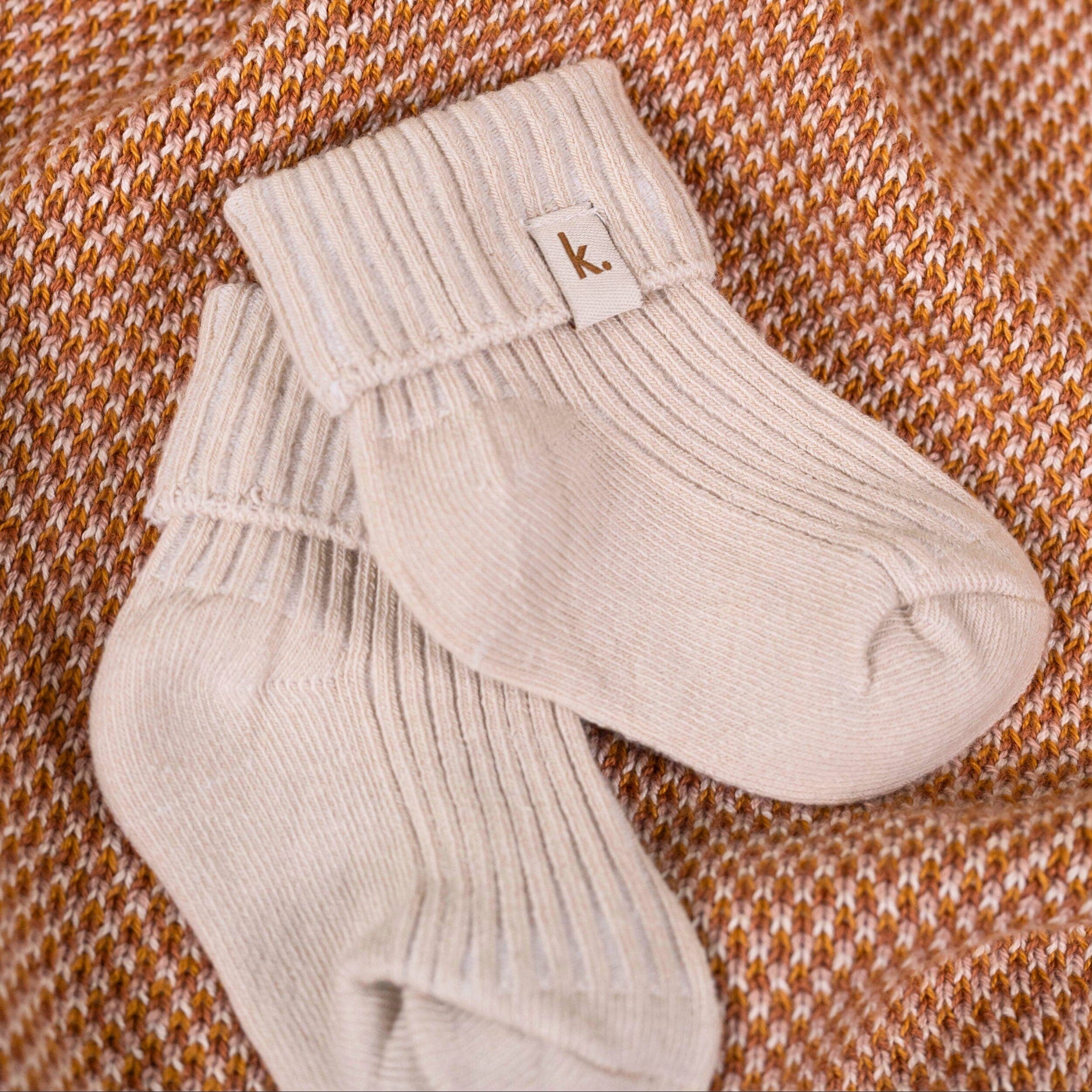 Kiin Cotton Ribbed Baby Socks by Kiin Baby