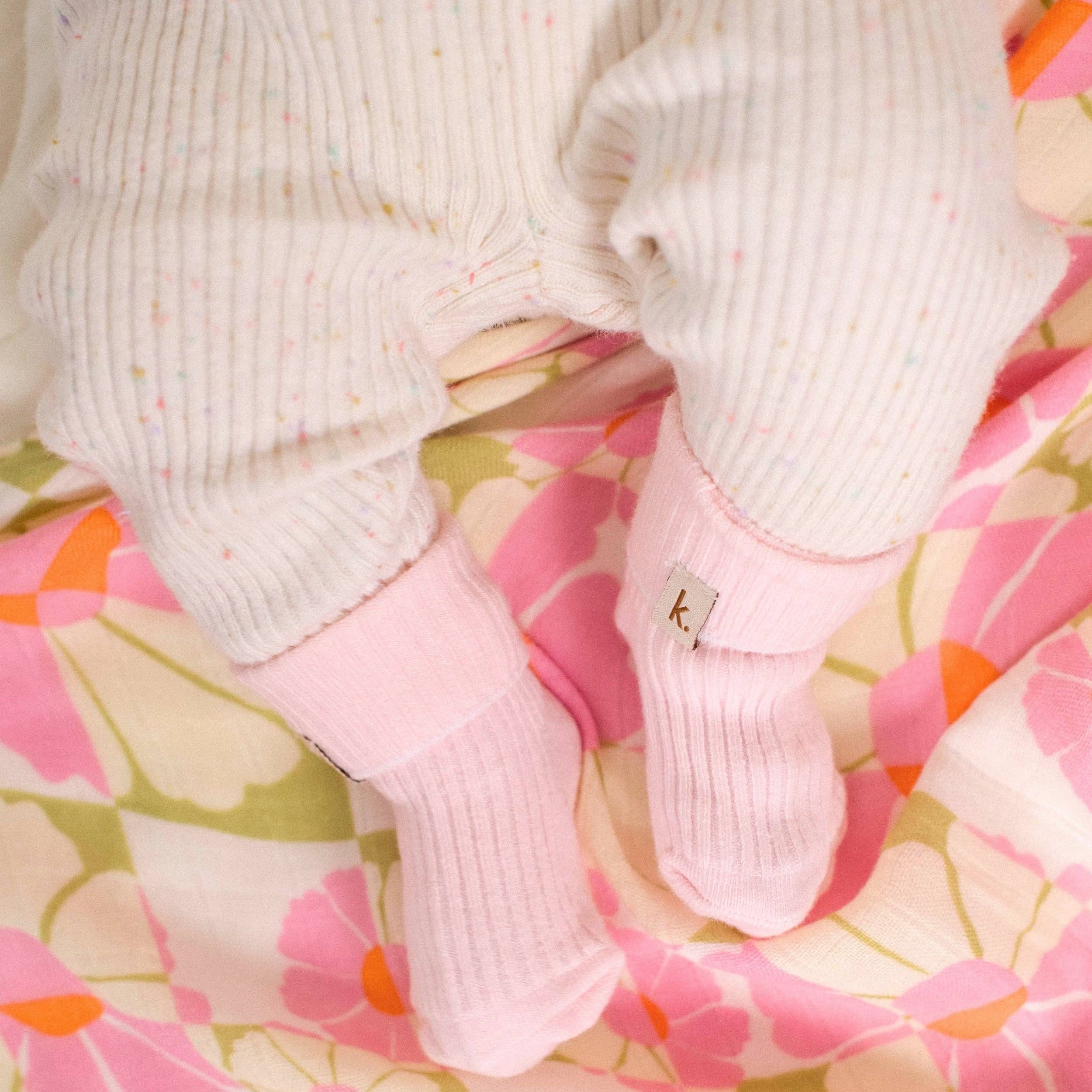 Kiin Cotton Ribbed Baby Socks by Kiin Baby