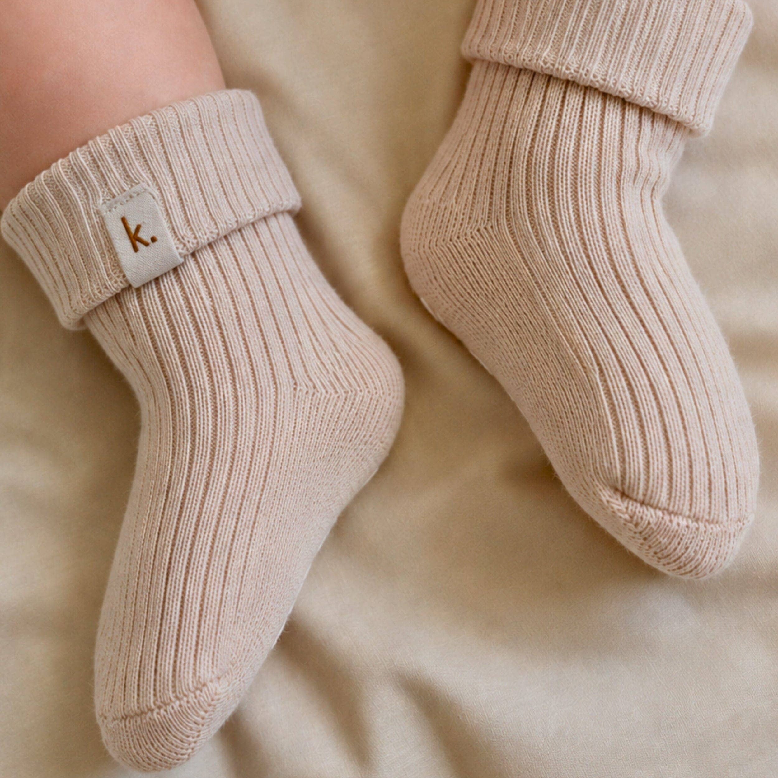 Kiin Cotton Ribbed Baby Socks by Kiin Baby