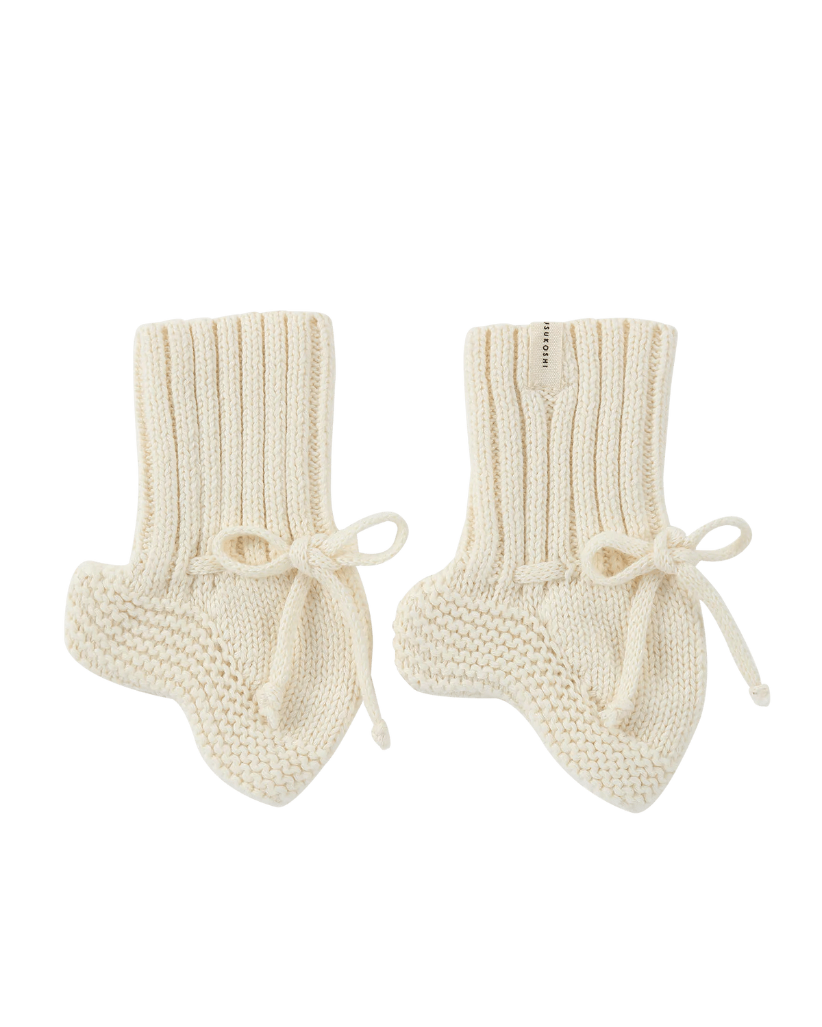 Knit Baby Booties in 2 Colours by Susukoshi