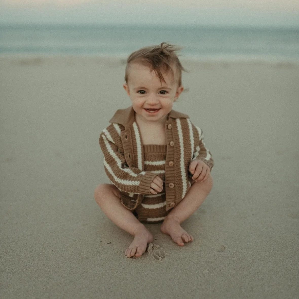 Knitted Top in Cedar by Grown