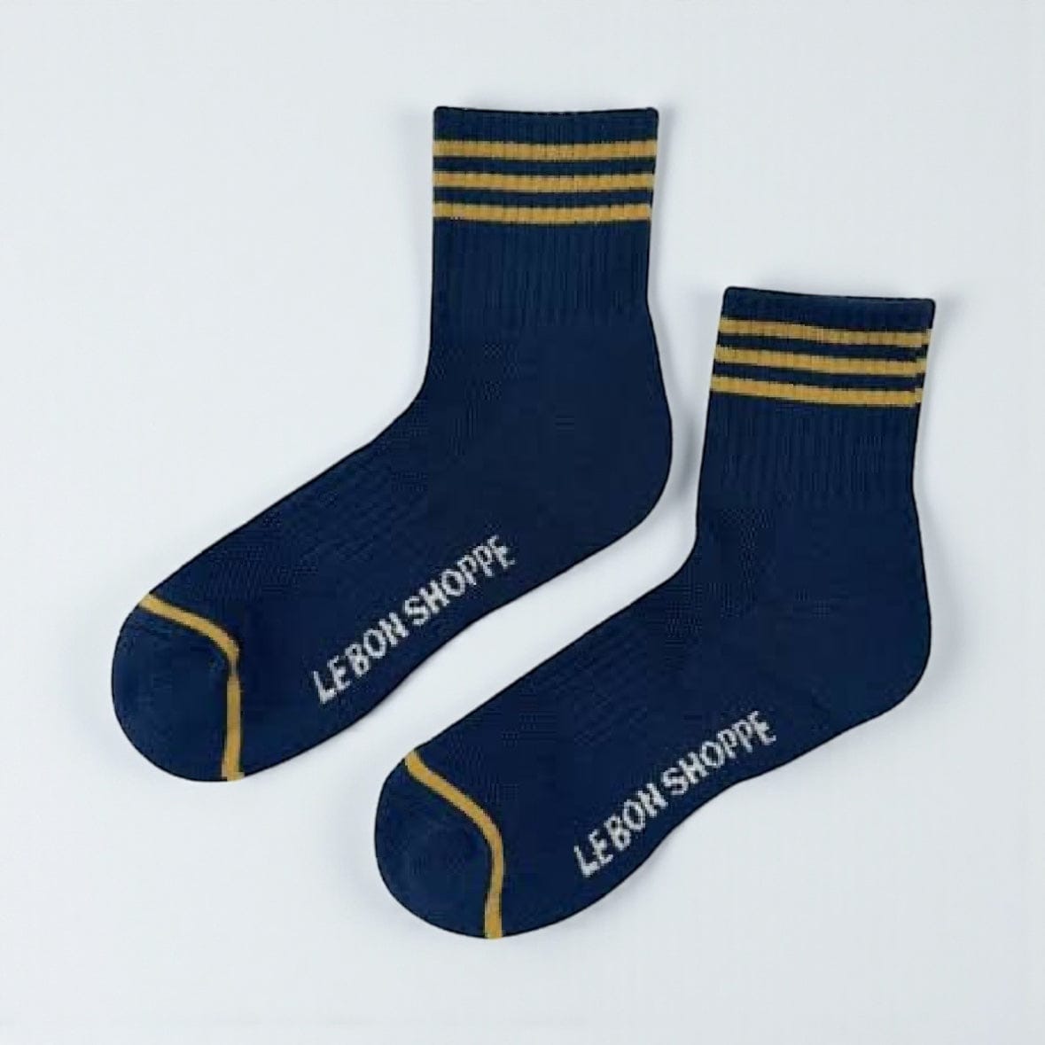 Le Bon Shoppe Girlfriend Socks Navy by Le Bon Shoppe