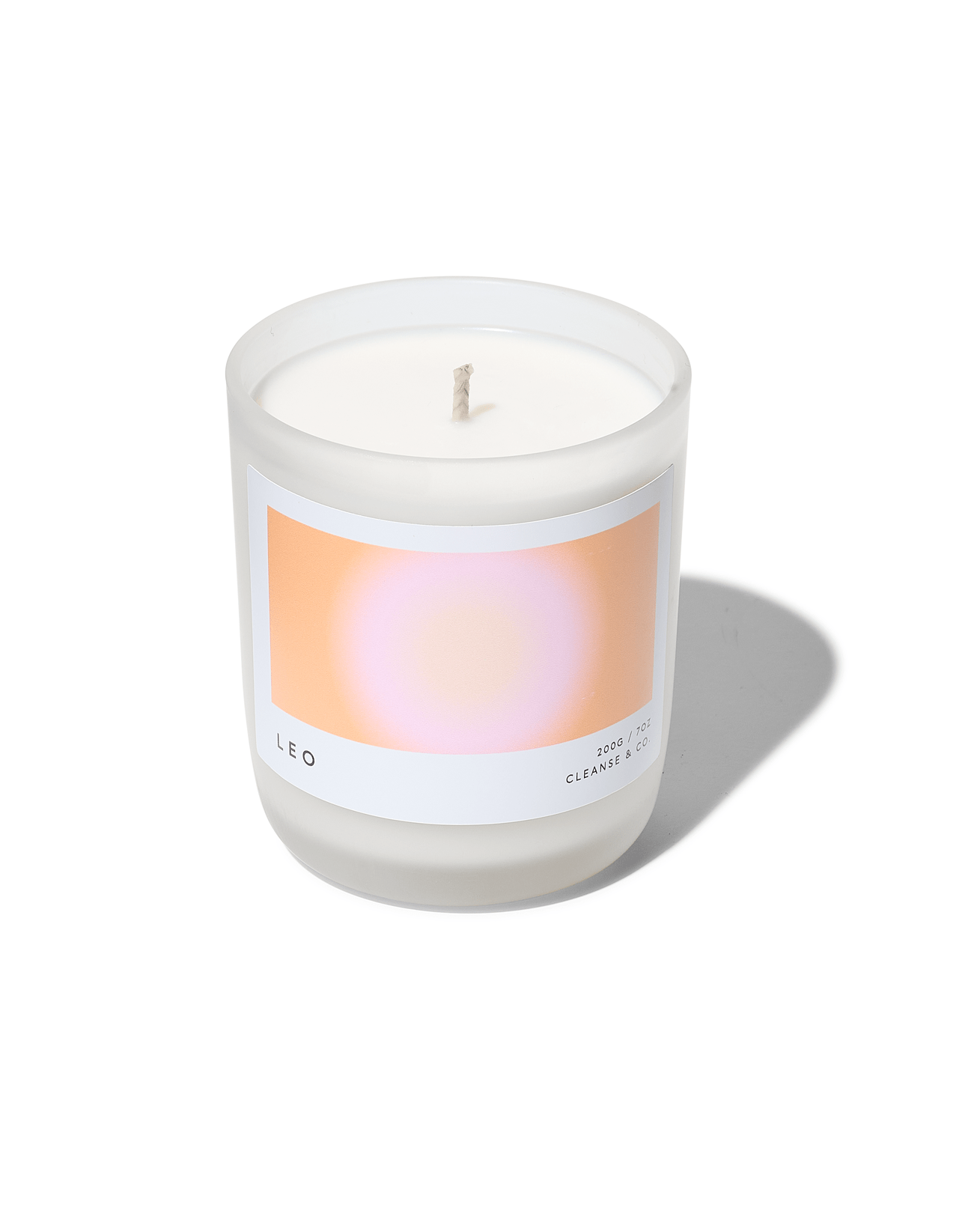 Leo - Aura Candle: 200G / Grapefruit & White Orchid by Cleanse & Co.