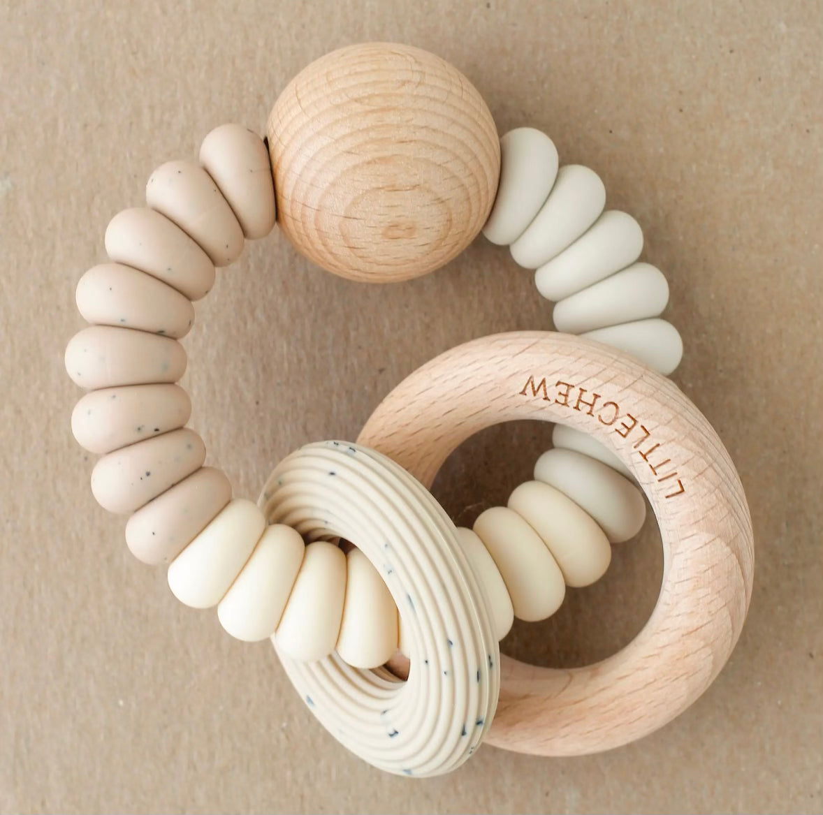 LittleChew Baby Freezer Teether Dany Beige by Little Chew