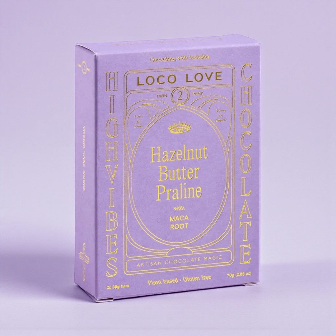 Loco Love Hazelnut Praline Chocolate Twin Pack Twin Pack by Loco Love