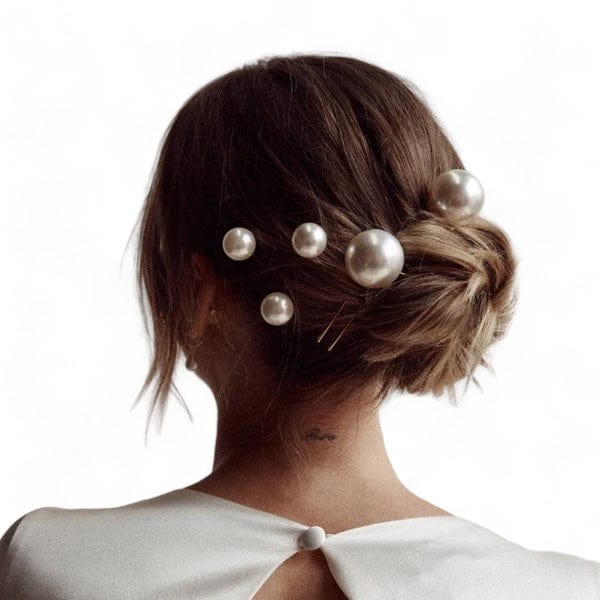 Lola Pearl Hair Pins by Dove Grey Accessories