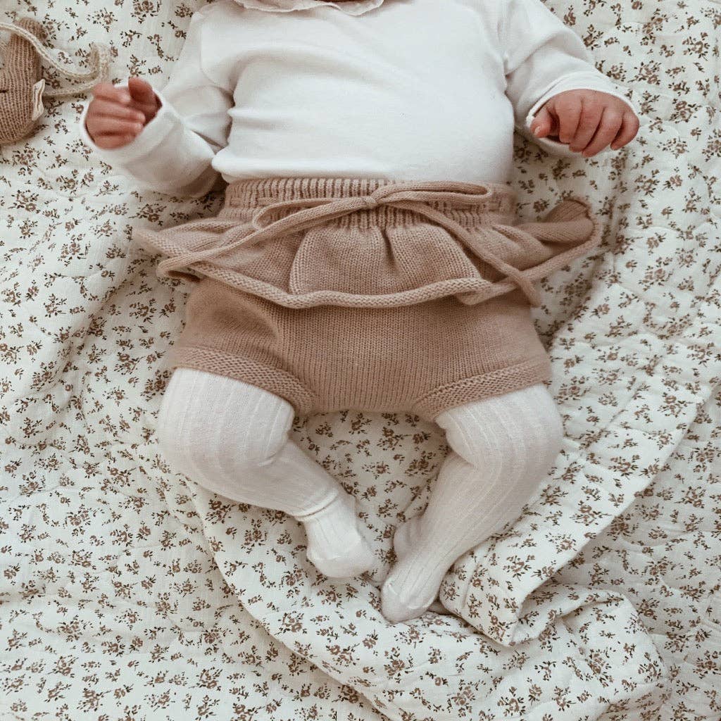 Lottie Bloomers in Latte Merino Wool: Newborn by blue daisy