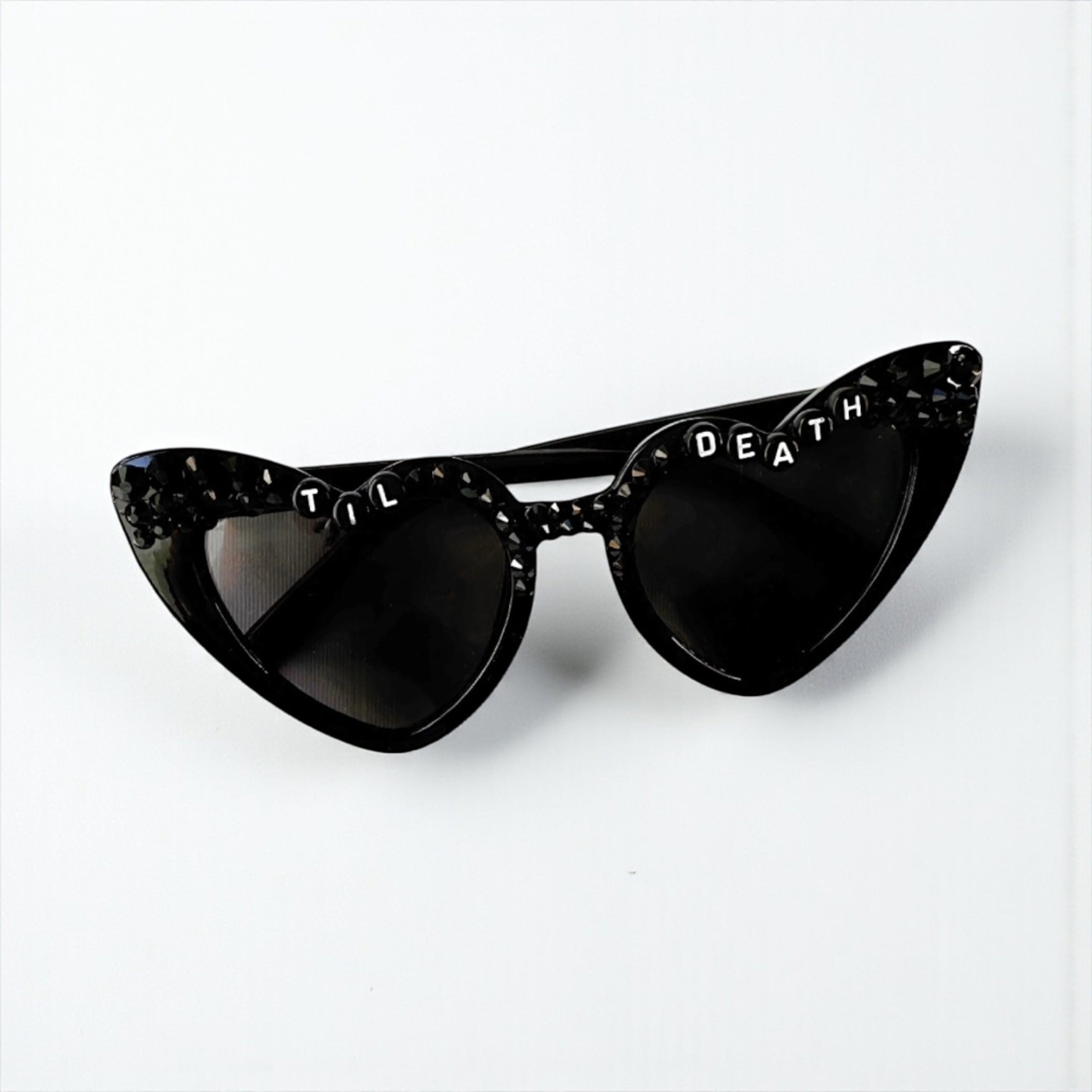 Love Sick Rebel Sunglasses – Bridal, Bridesmaids & Festival Chic Til Death Black by Lovesick Rebel